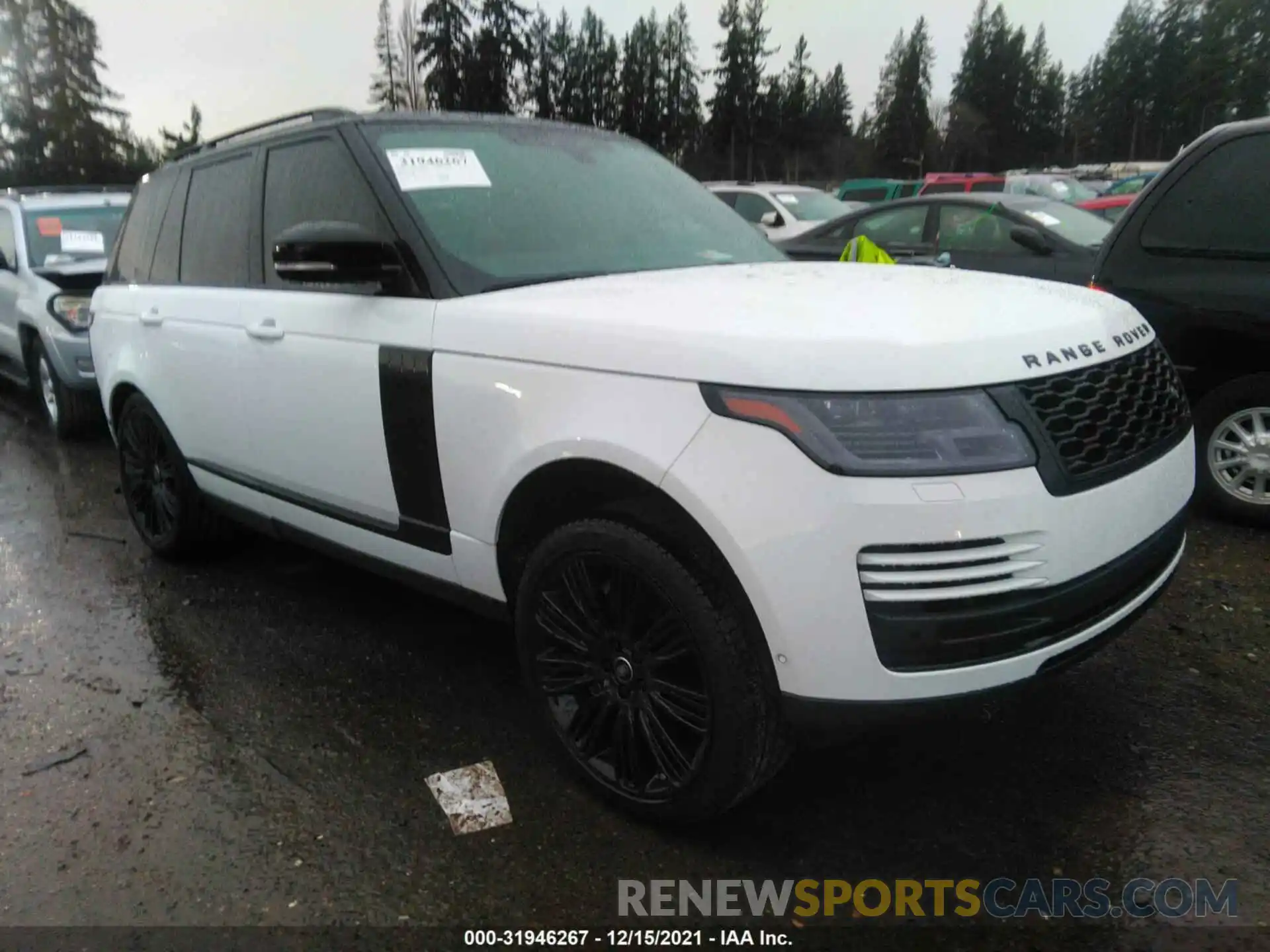 1 Photograph of a damaged car SALGS2RUXLA599930 LAND ROVER RANGE ROVER 2020