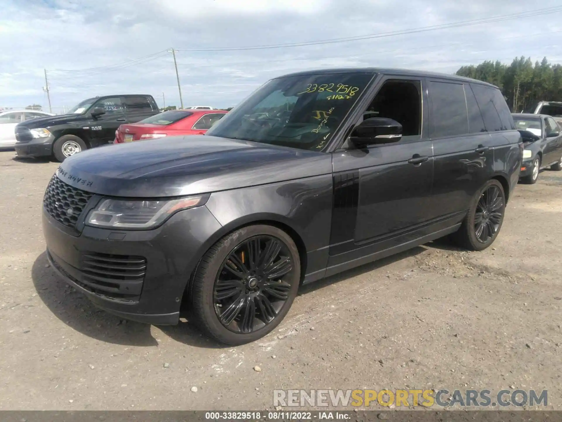 2 Фотография поврежденного автомобиля SALGS2SE0LA573288 LAND ROVER RANGE ROVER 2020