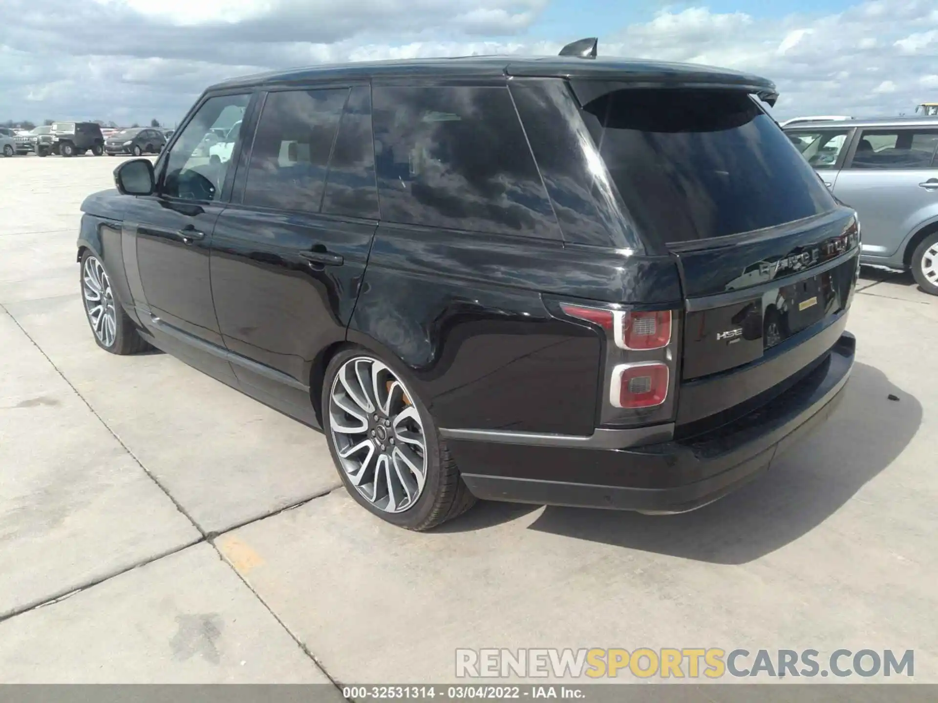 3 Фотография поврежденного автомобиля SALGS2SE0LA589281 LAND ROVER RANGE ROVER 2020