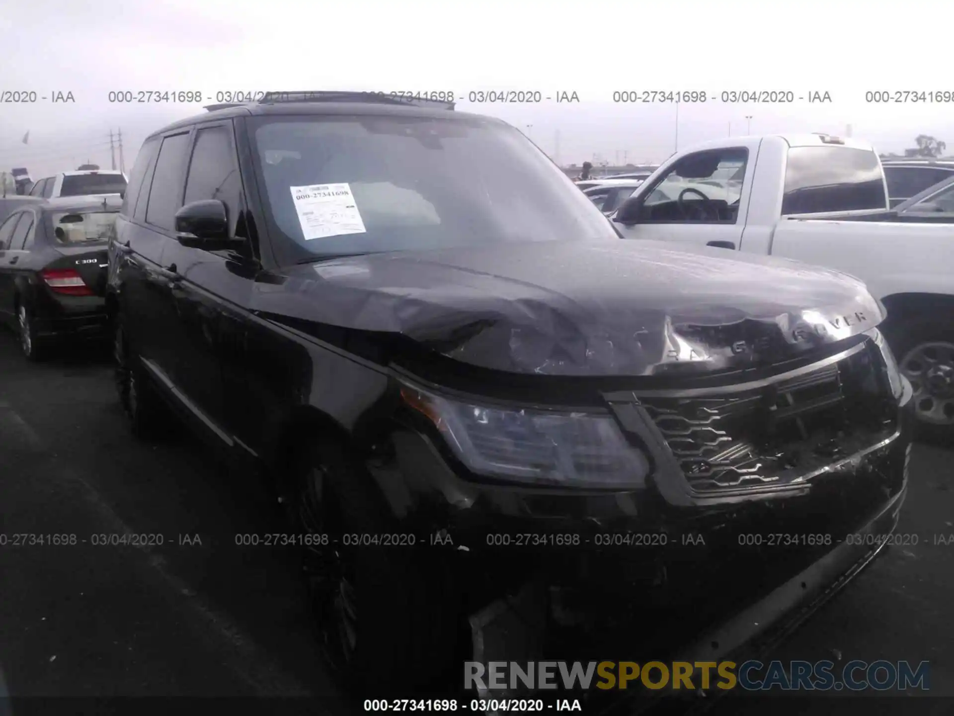 1 Photograph of a damaged car SALGS2SE1LA580413 LAND ROVER RANGE ROVER 2020