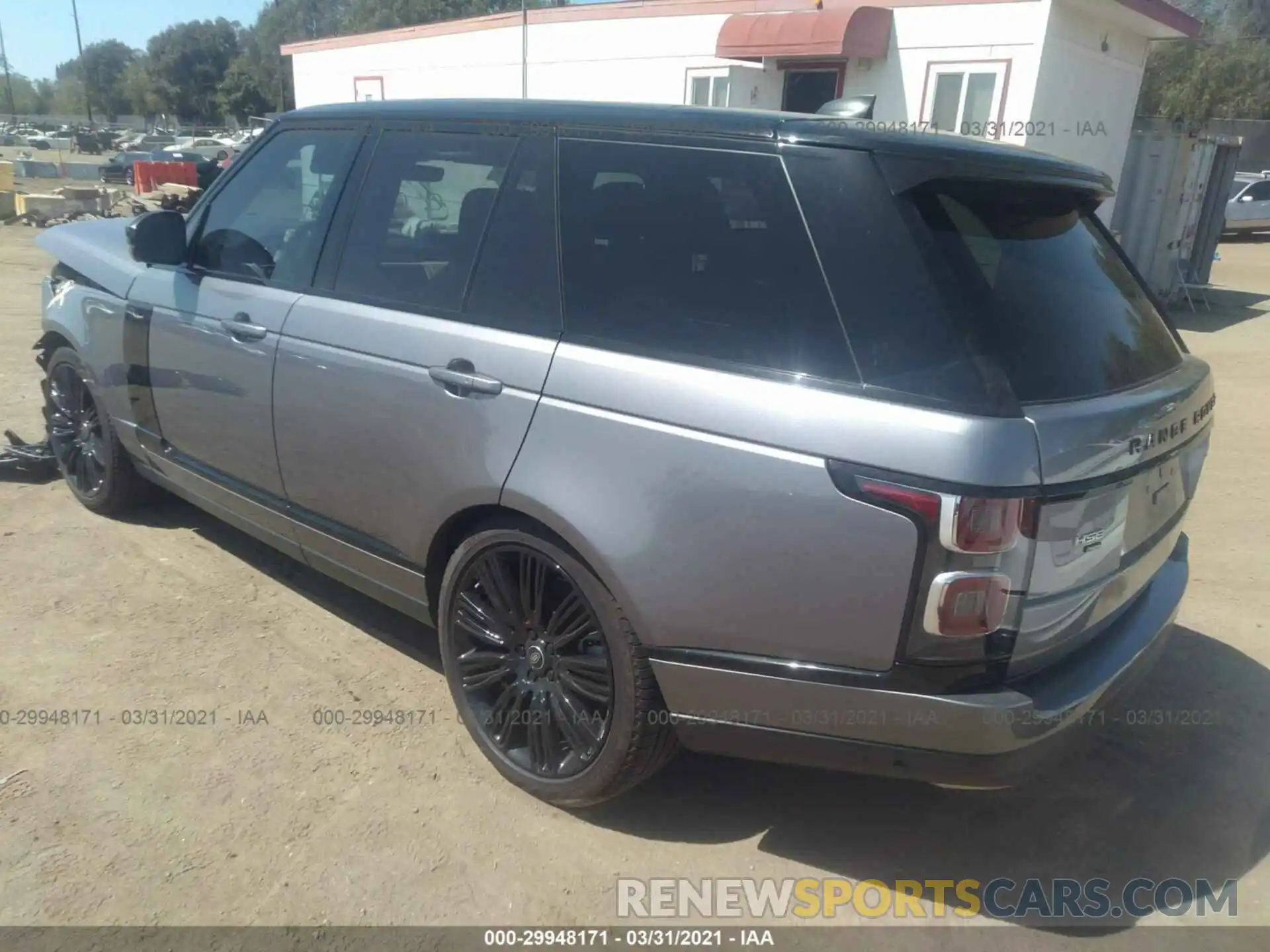 3 Фотография поврежденного автомобиля SALGS2SE2LA570215 LAND ROVER RANGE ROVER 2020