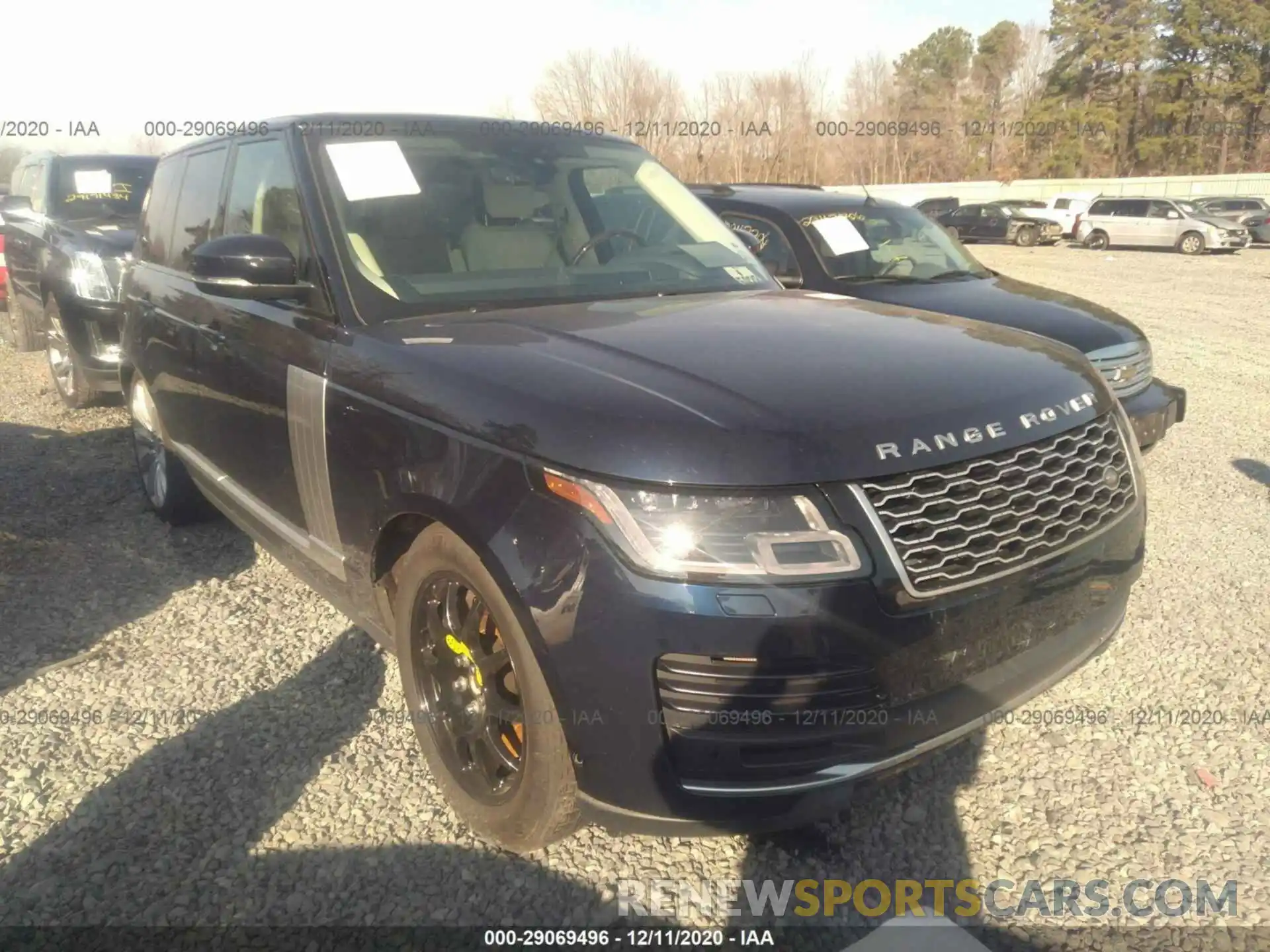 1 Photograph of a damaged car SALGS2SE2LA574054 LAND ROVER RANGE ROVER 2020