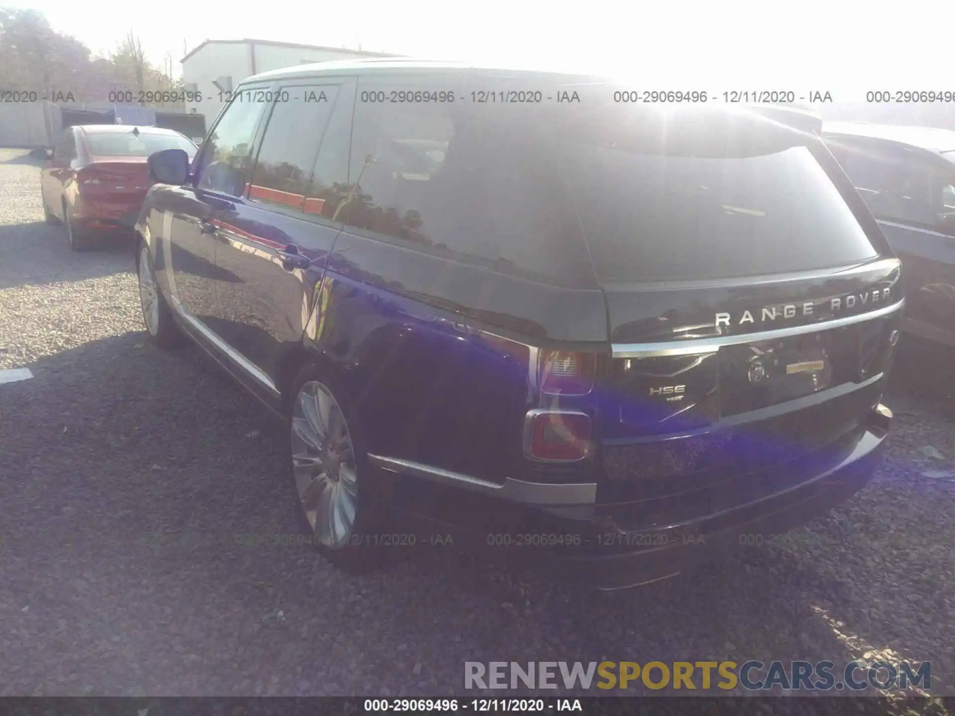 3 Photograph of a damaged car SALGS2SE2LA574054 LAND ROVER RANGE ROVER 2020