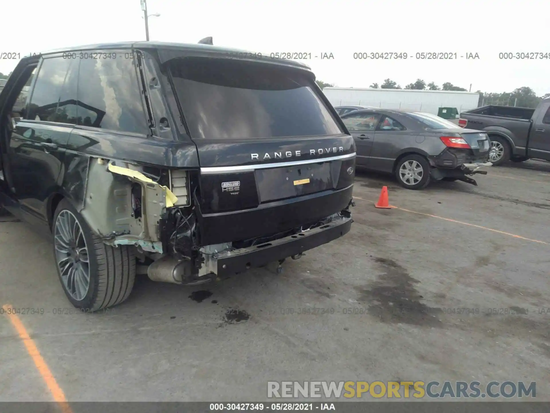 6 Фотография поврежденного автомобиля SALGS2SE6LA586689 LAND ROVER RANGE ROVER 2020