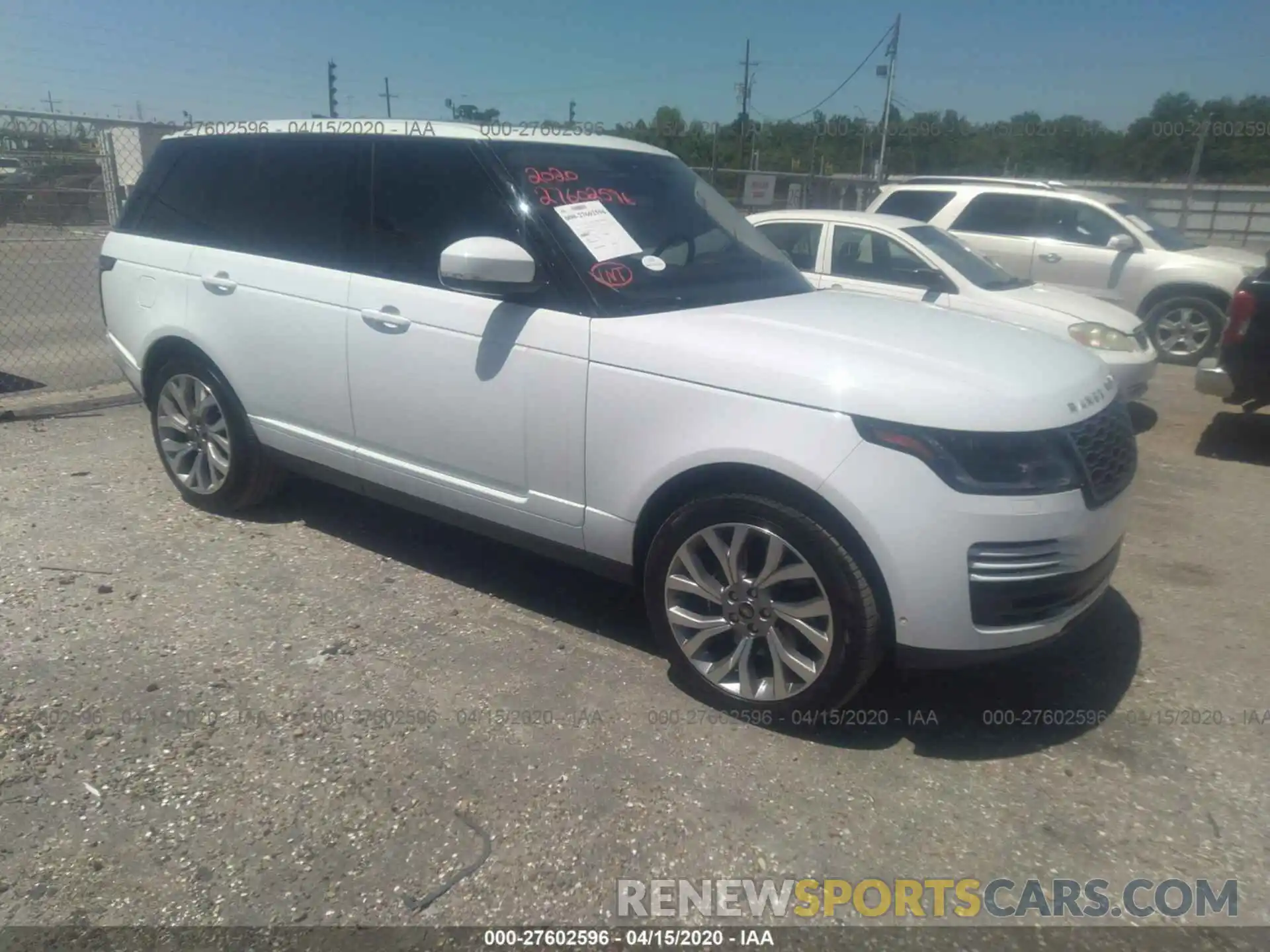 1 Photograph of a damaged car SALGS2SE8LA571286 LAND ROVER RANGE ROVER 2020