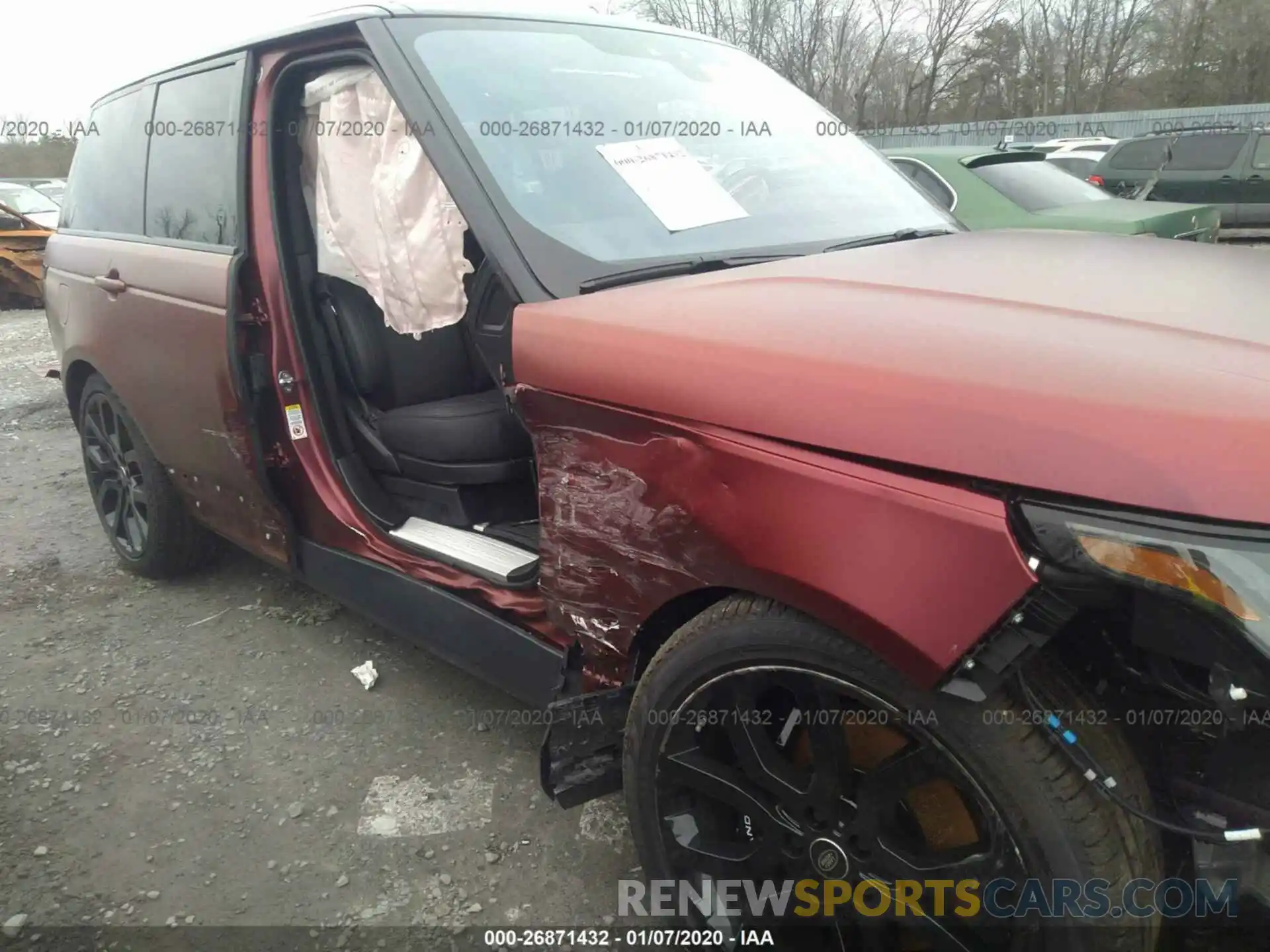 6 Photograph of a damaged car SALGS2SEXLA582998 LAND ROVER RANGE ROVER 2020