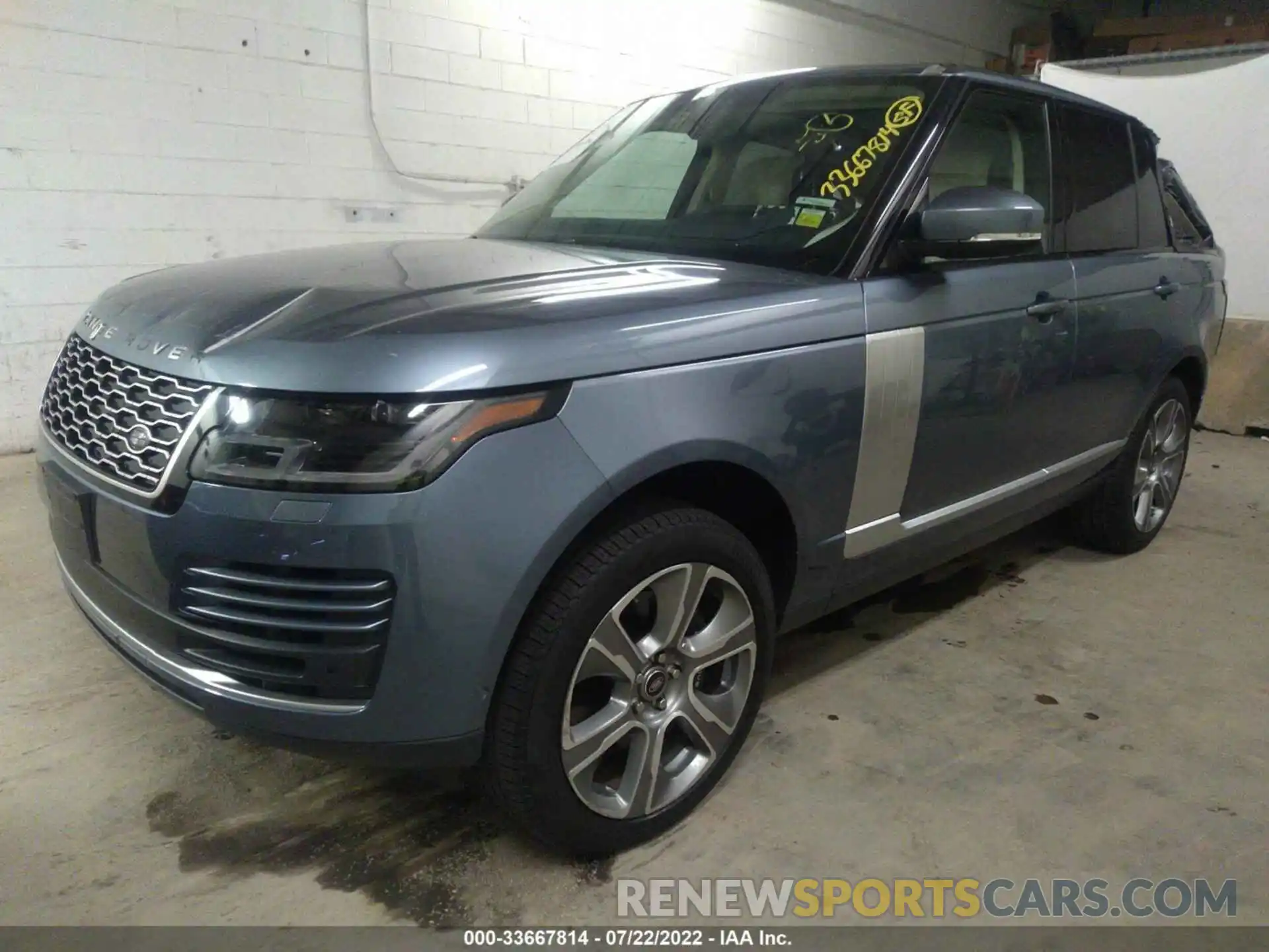 2 Фотография поврежденного автомобиля SALGS4RY8LA581568 LAND ROVER RANGE ROVER 2020