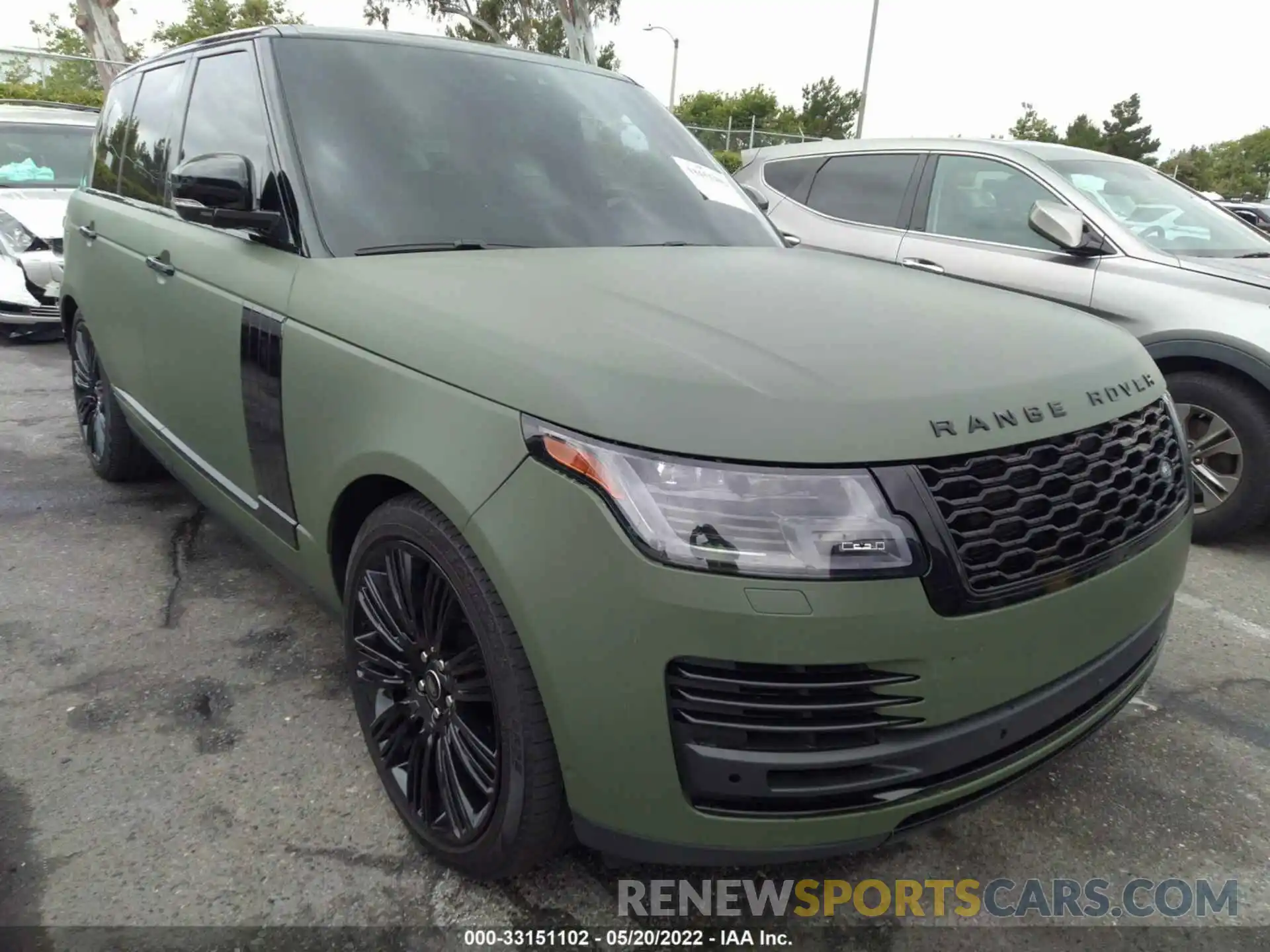 1 Photograph of a damaged car SALGS2RU0MA448189 LAND ROVER RANGE ROVER 2021