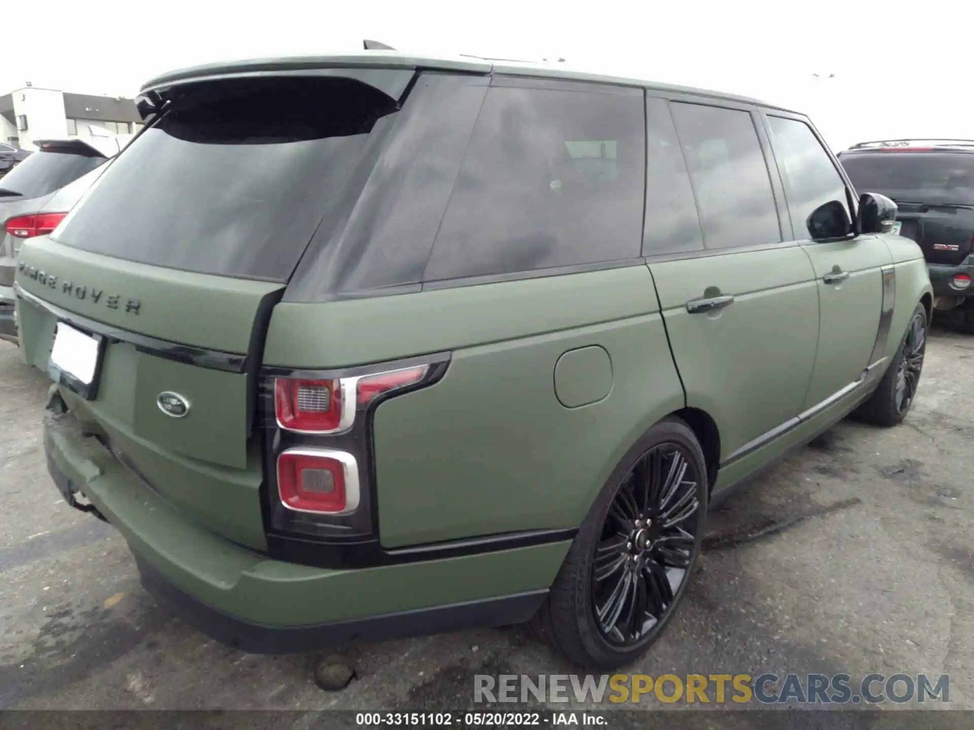 4 Фотография поврежденного автомобиля SALGS2RU0MA448189 LAND ROVER RANGE ROVER 2021