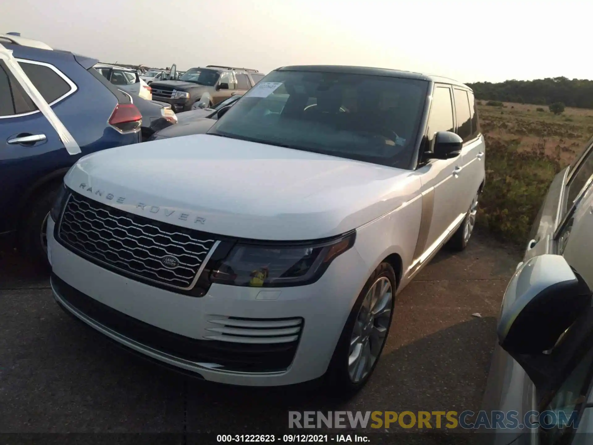 2 Photograph of a damaged car SALGS2RU1MA419493 LAND ROVER RANGE ROVER 2021