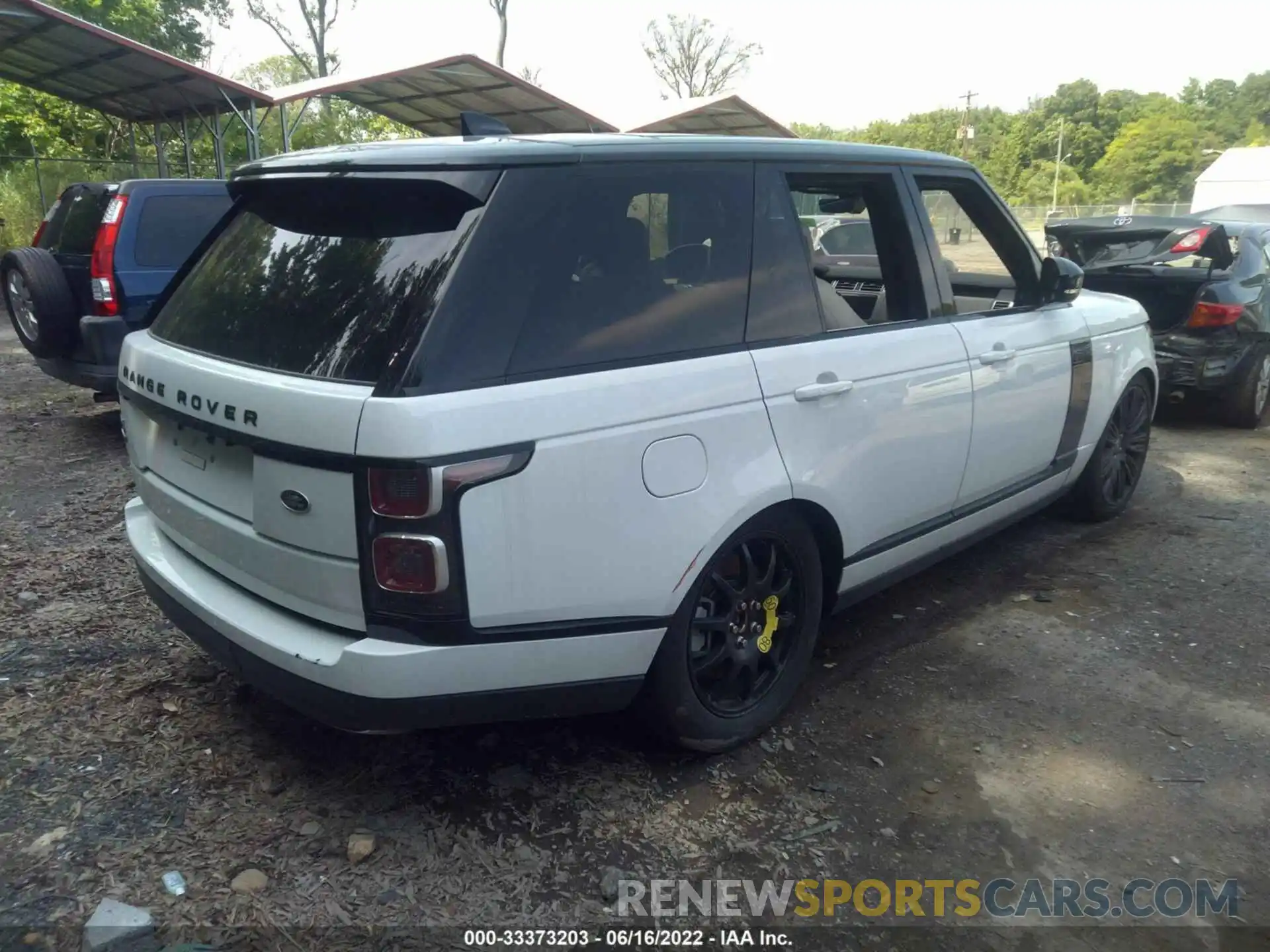 4 Фотография поврежденного автомобиля SALGS2RU1MA455622 LAND ROVER RANGE ROVER 2021