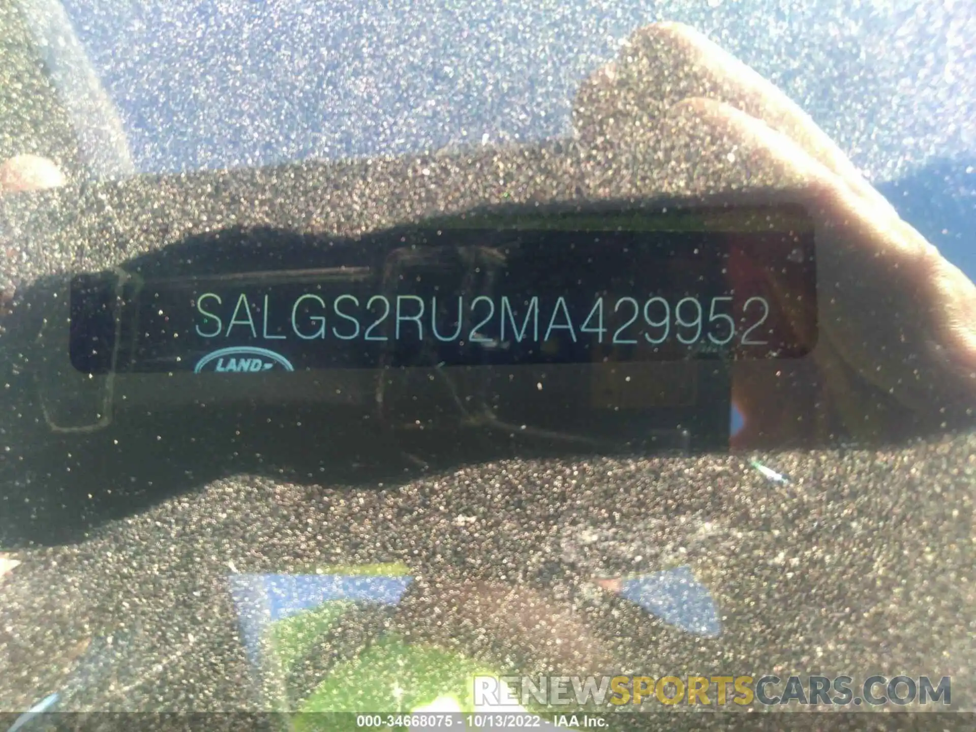 9 Фотография поврежденного автомобиля SALGS2RU2MA429952 LAND ROVER RANGE ROVER 2021