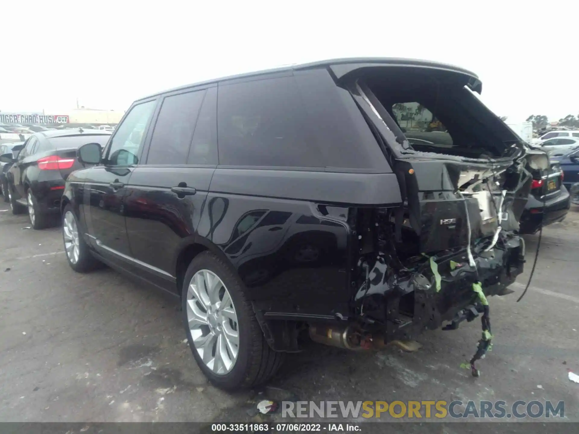 3 Фотография поврежденного автомобиля SALGS2RU2MA446735 LAND ROVER RANGE ROVER 2021