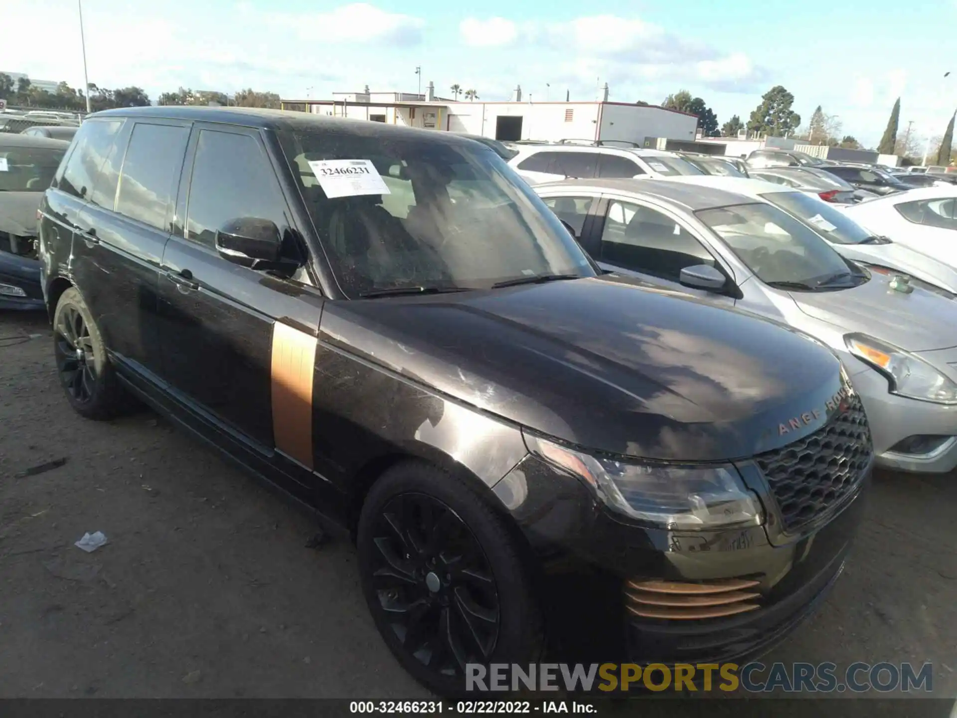 1 Photograph of a damaged car SALGS2RU3MA417079 LAND ROVER RANGE ROVER 2021