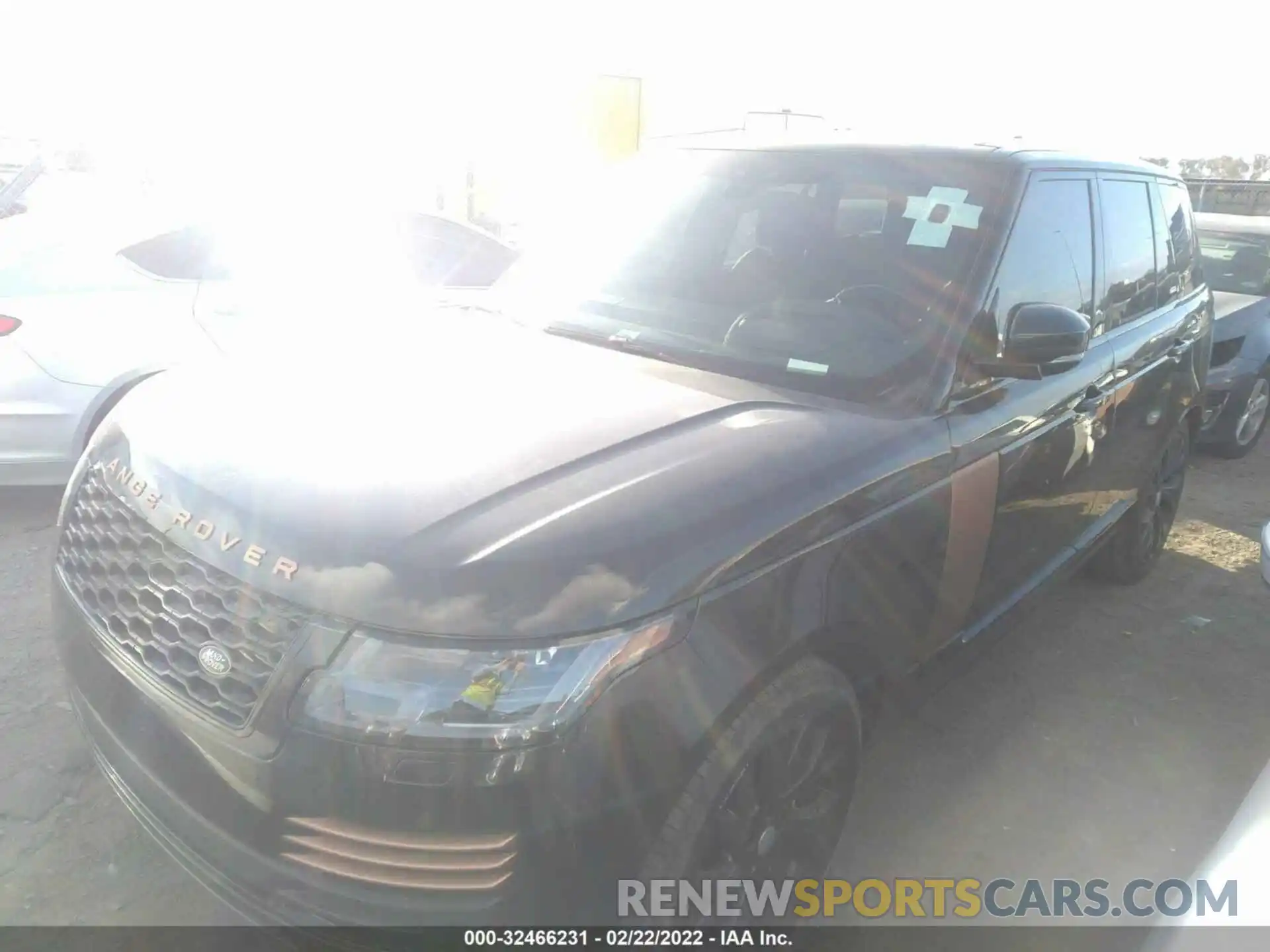 2 Photograph of a damaged car SALGS2RU3MA417079 LAND ROVER RANGE ROVER 2021