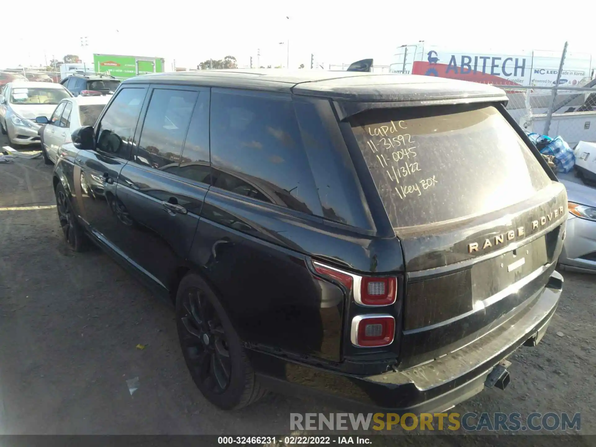 3 Фотография поврежденного автомобиля SALGS2RU3MA417079 LAND ROVER RANGE ROVER 2021