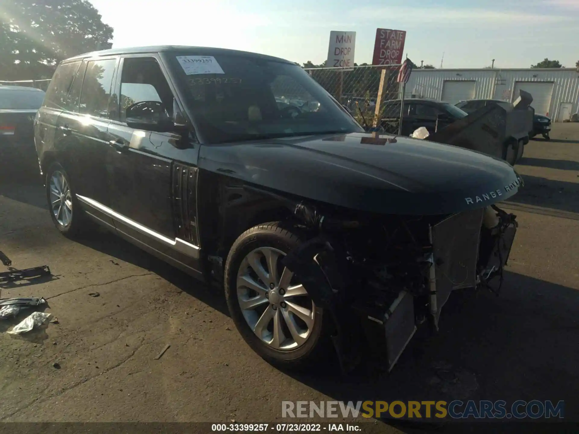 1 Photograph of a damaged car SALGS2RU3MA449238 LAND ROVER RANGE ROVER 2021