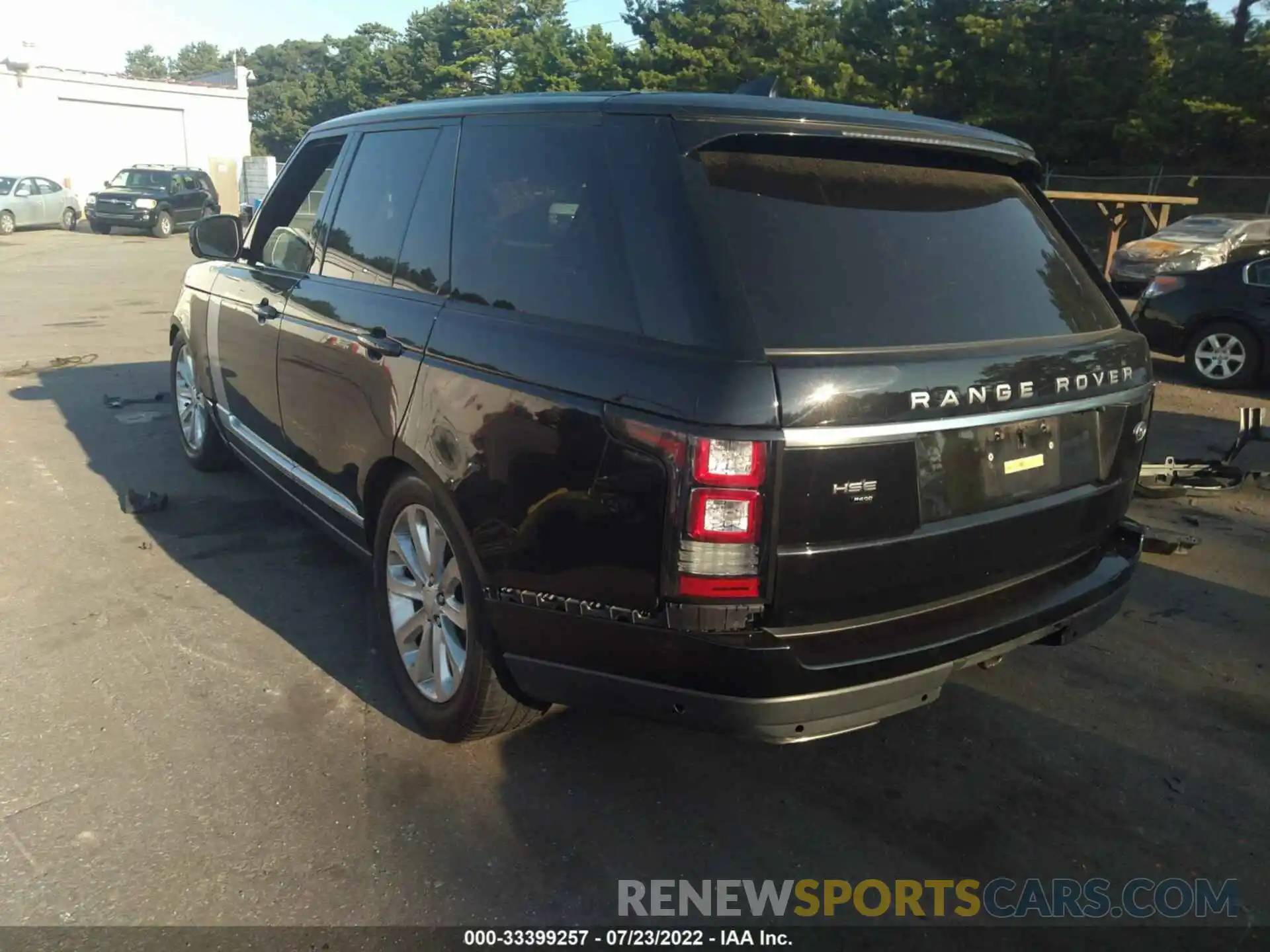 3 Photograph of a damaged car SALGS2RU3MA449238 LAND ROVER RANGE ROVER 2021