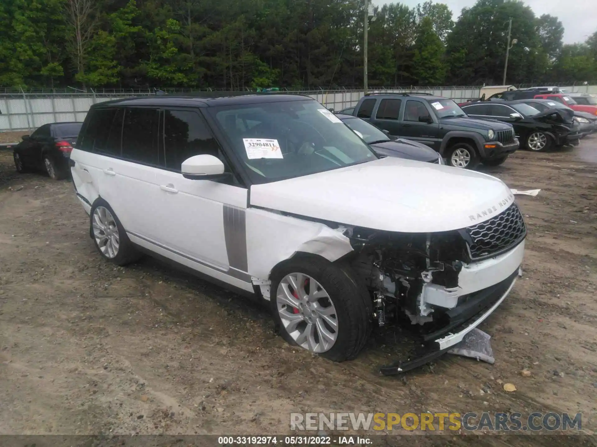 1 Photograph of a damaged car SALGS2RU5MA443974 LAND ROVER RANGE ROVER 2021