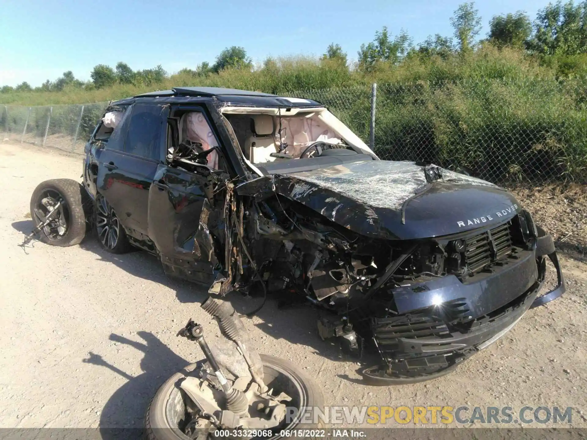 1 Photograph of a damaged car SALGS2RU5MA456319 LAND ROVER RANGE ROVER 2021