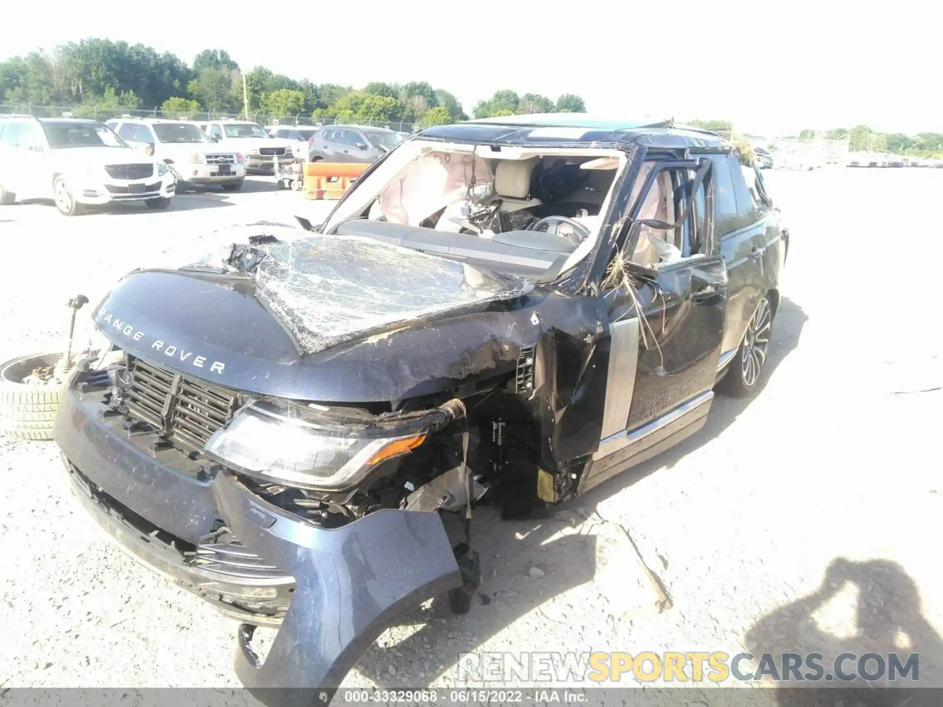 2 Photograph of a damaged car SALGS2RU5MA456319 LAND ROVER RANGE ROVER 2021