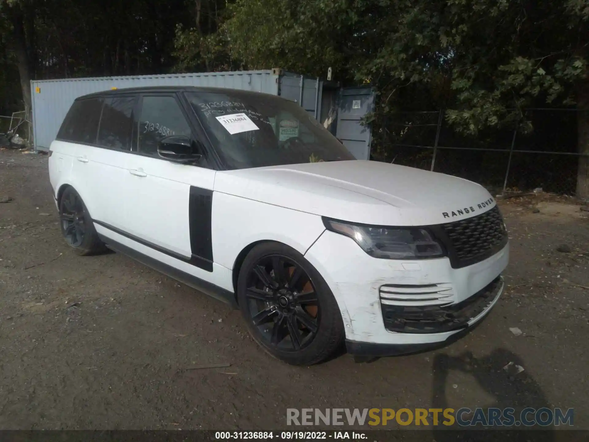 1 Photograph of a damaged car SALGS2RU6MA419604 LAND ROVER RANGE ROVER 2021