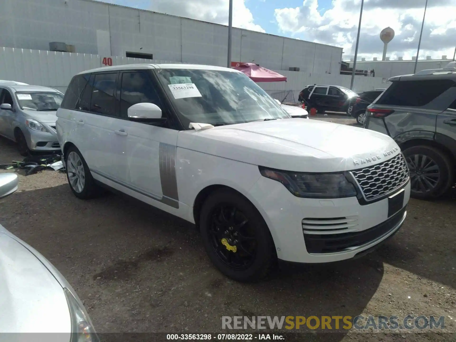 1 Photograph of a damaged car SALGS2RU7MA430661 LAND ROVER RANGE ROVER 2021