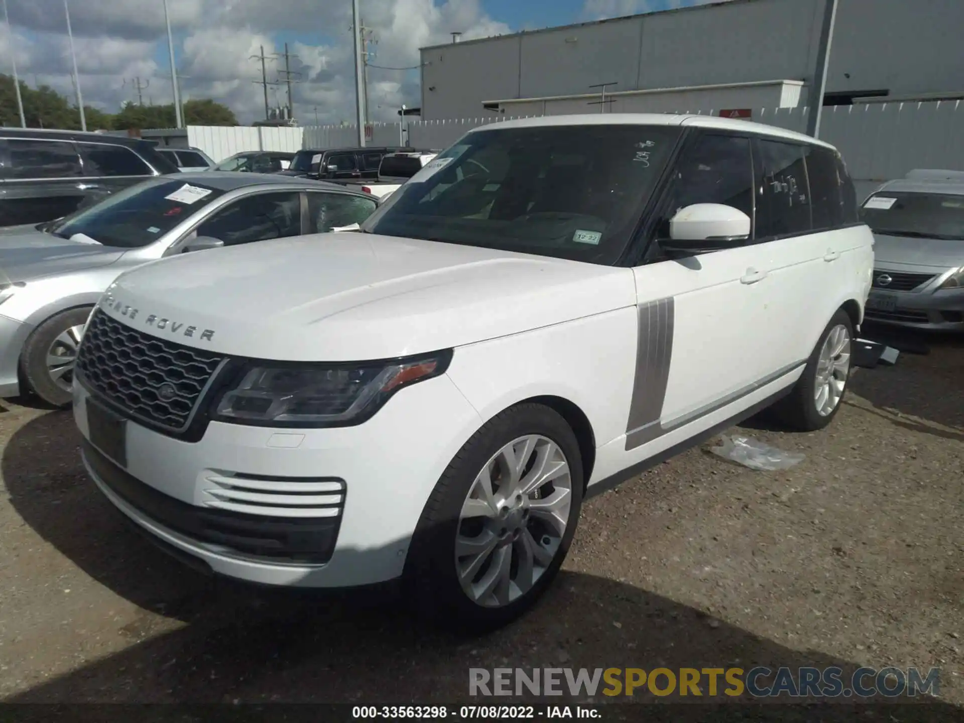 2 Photograph of a damaged car SALGS2RU7MA430661 LAND ROVER RANGE ROVER 2021