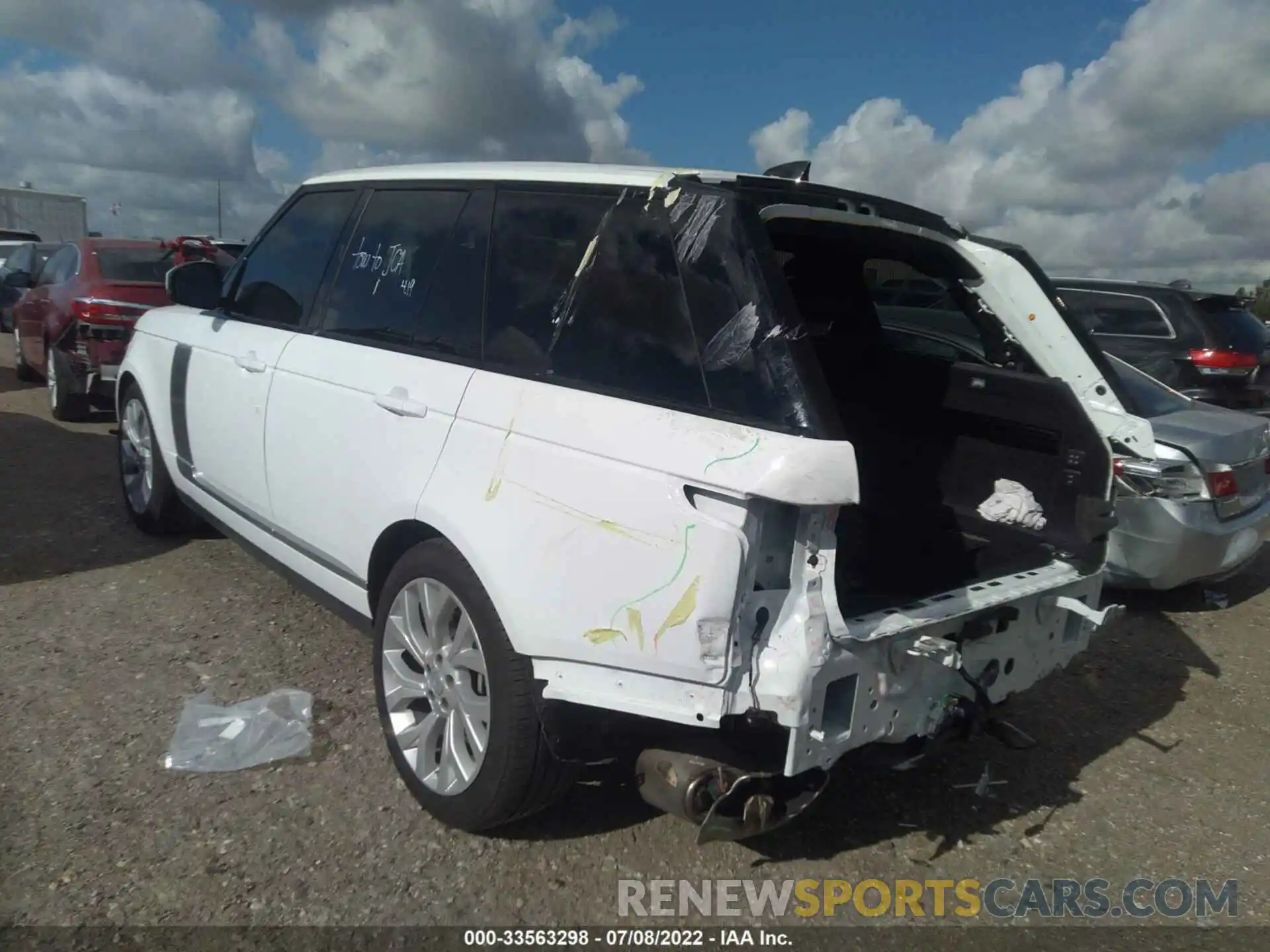 3 Photograph of a damaged car SALGS2RU7MA430661 LAND ROVER RANGE ROVER 2021