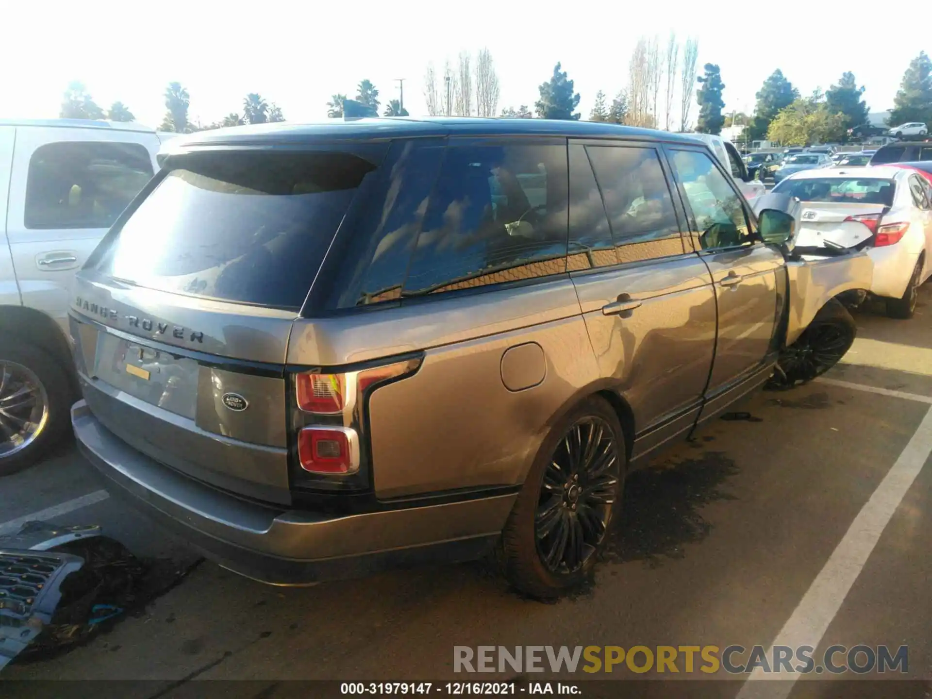 4 Фотография поврежденного автомобиля SALGS2RU7MA449663 LAND ROVER RANGE ROVER 2021