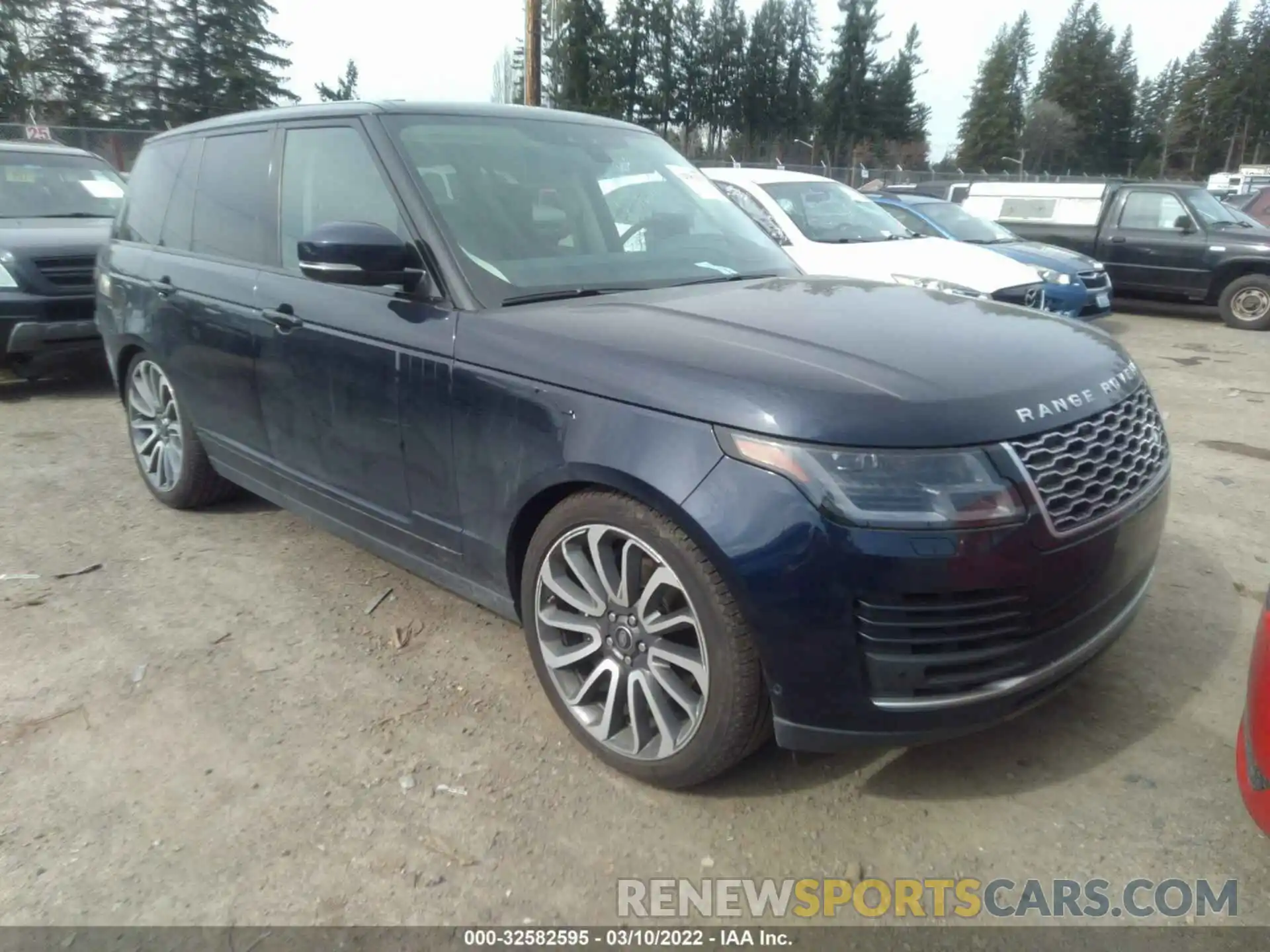 1 Photograph of a damaged car SALGS2SE2MA432580 LAND ROVER RANGE ROVER 2021