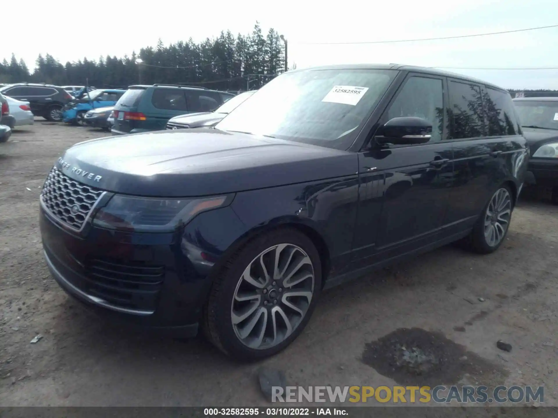 2 Фотография поврежденного автомобиля SALGS2SE2MA432580 LAND ROVER RANGE ROVER 2021