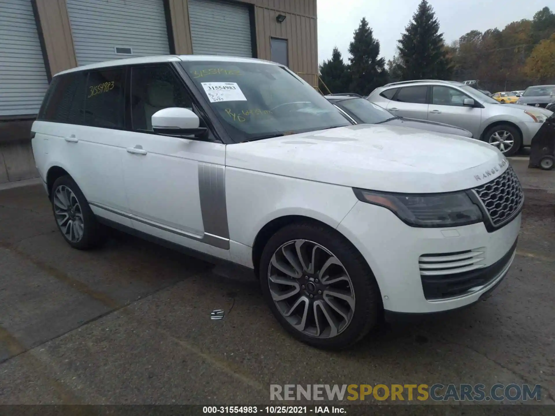 1 Photograph of a damaged car SALGS2SE4MA435514 LAND ROVER RANGE ROVER 2021