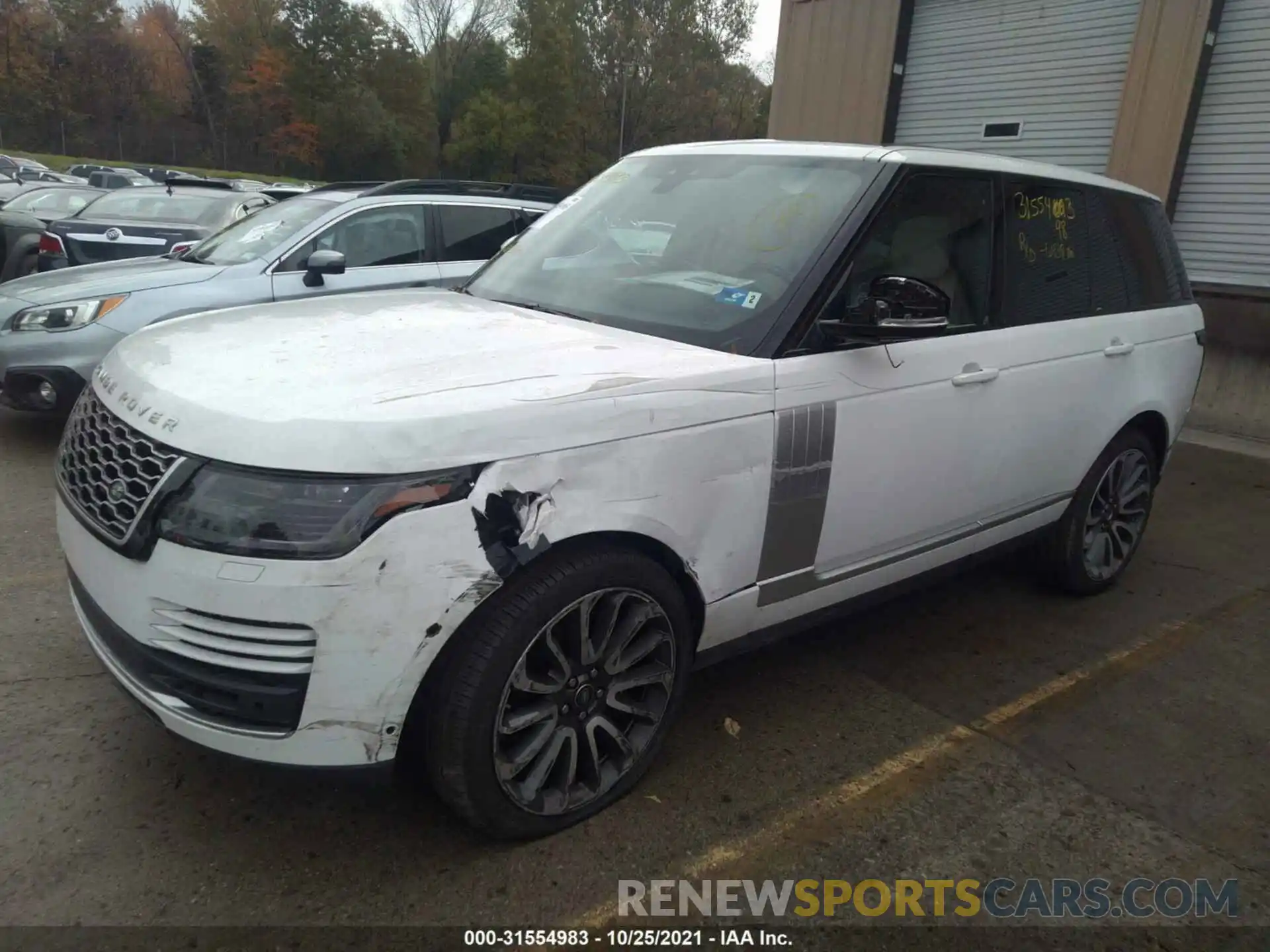 2 Photograph of a damaged car SALGS2SE4MA435514 LAND ROVER RANGE ROVER 2021