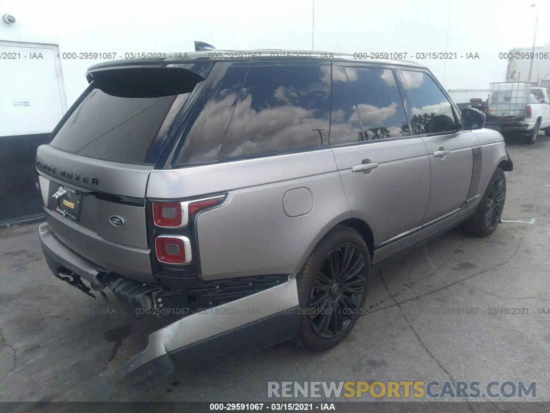 4 Фотография поврежденного автомобиля SALGS2SE9MA421320 LAND ROVER RANGE ROVER 2021