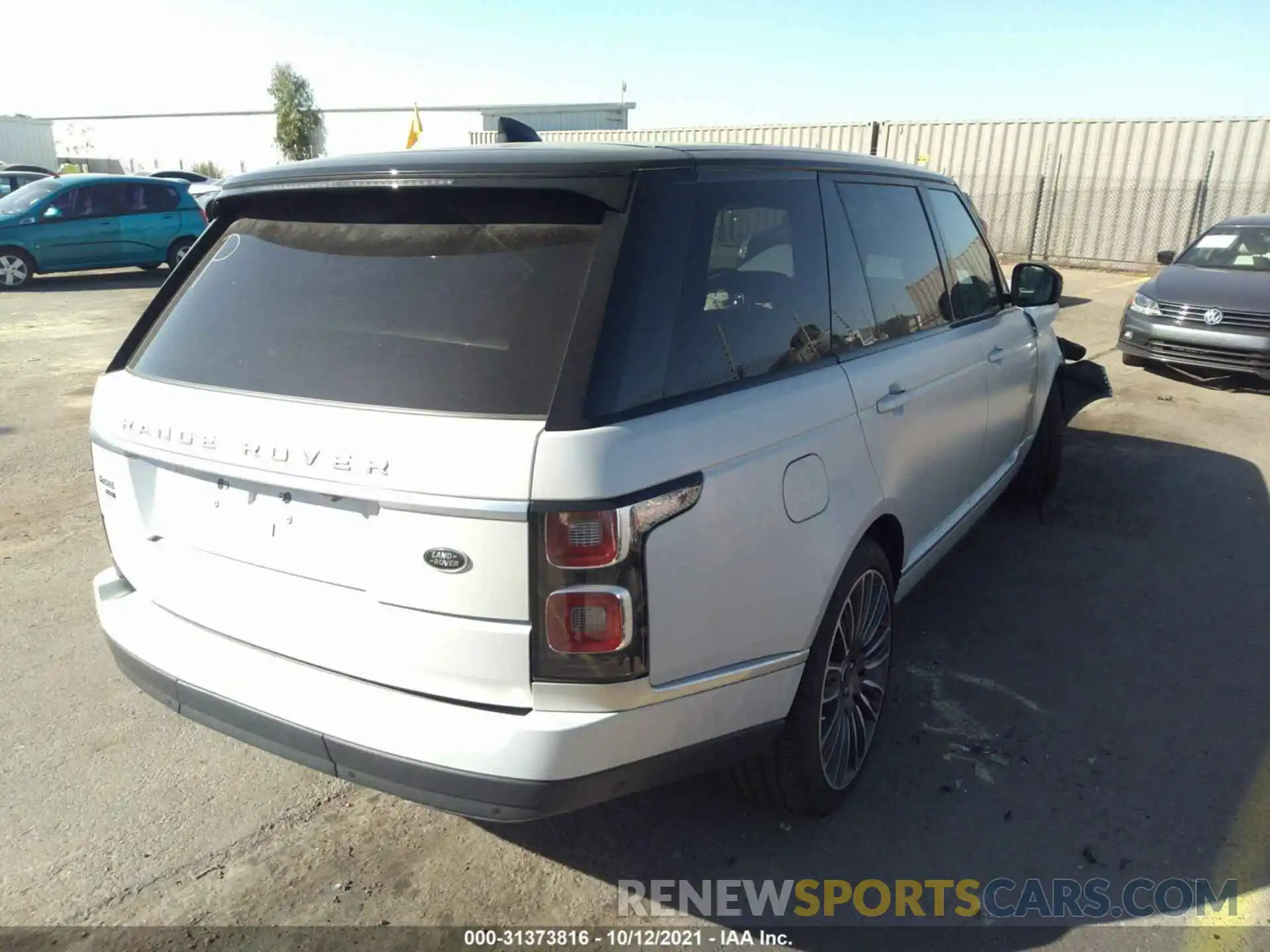 4 Фотография поврежденного автомобиля SALGS5SE5MA442988 LAND ROVER RANGE ROVER 2021