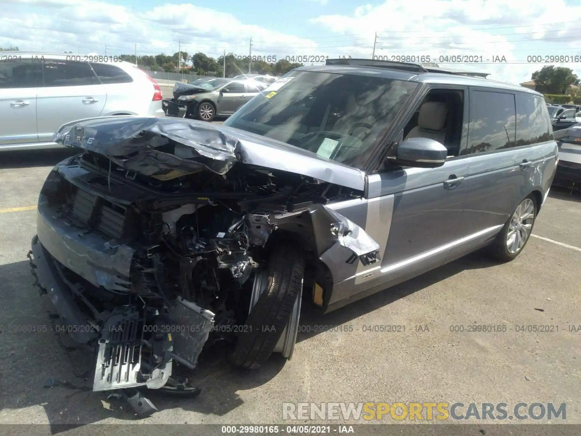 2 Photograph of a damaged car SALGS5SE9MA416040 LAND ROVER RANGE ROVER 2021