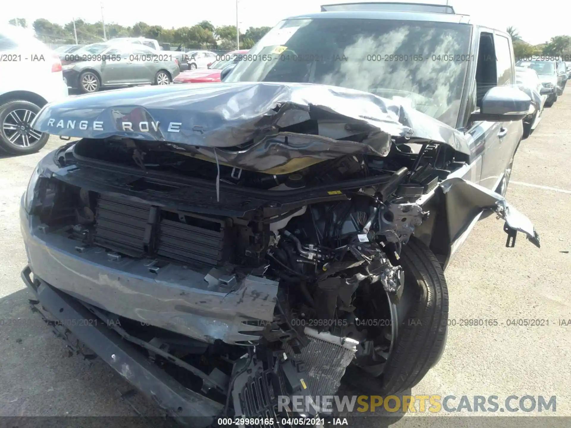 6 Photograph of a damaged car SALGS5SE9MA416040 LAND ROVER RANGE ROVER 2021