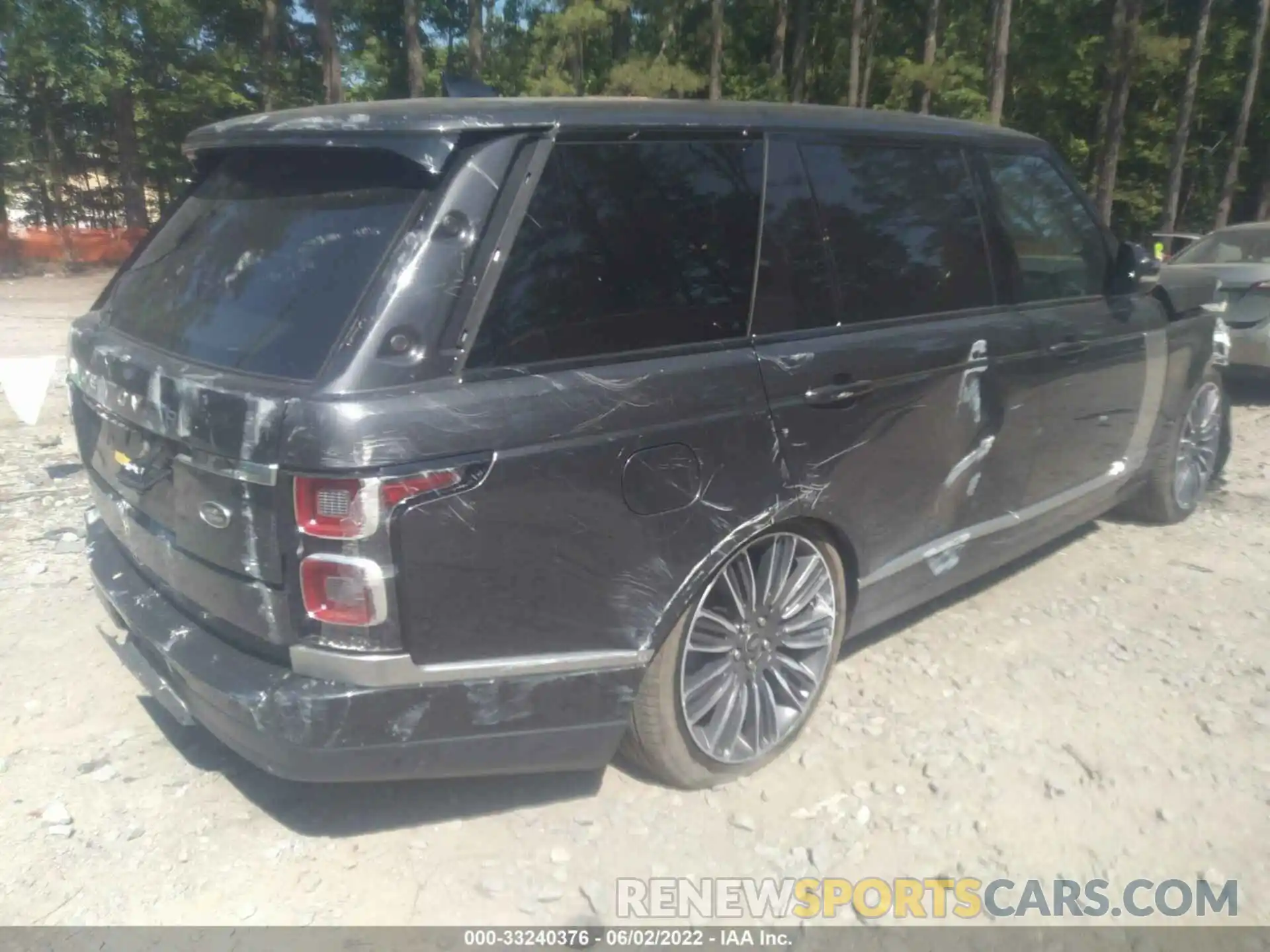 4 Фотография поврежденного автомобиля SALGS5SE9MA439608 LAND ROVER RANGE ROVER 2021