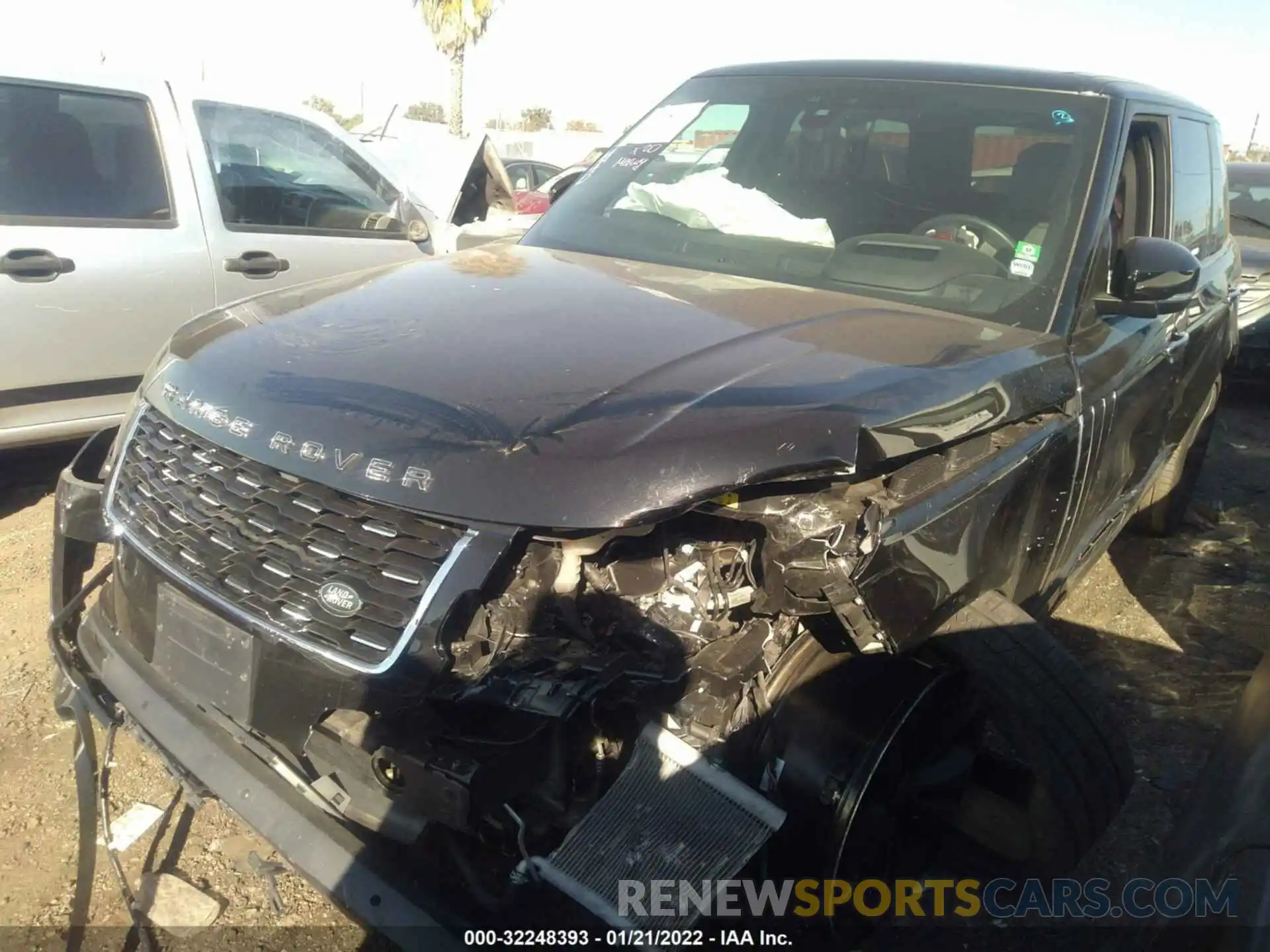 2 Photograph of a damaged car SALGW2RE2MA419161 LAND ROVER RANGE ROVER 2021