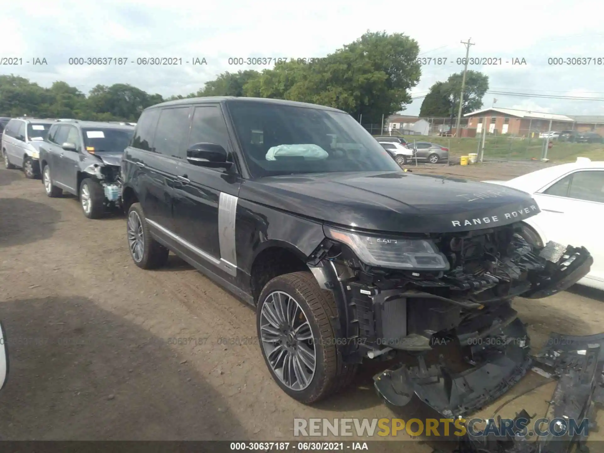 1 Photograph of a damaged car SALGZ5SE7MA418442 LAND ROVER RANGE ROVER 2021