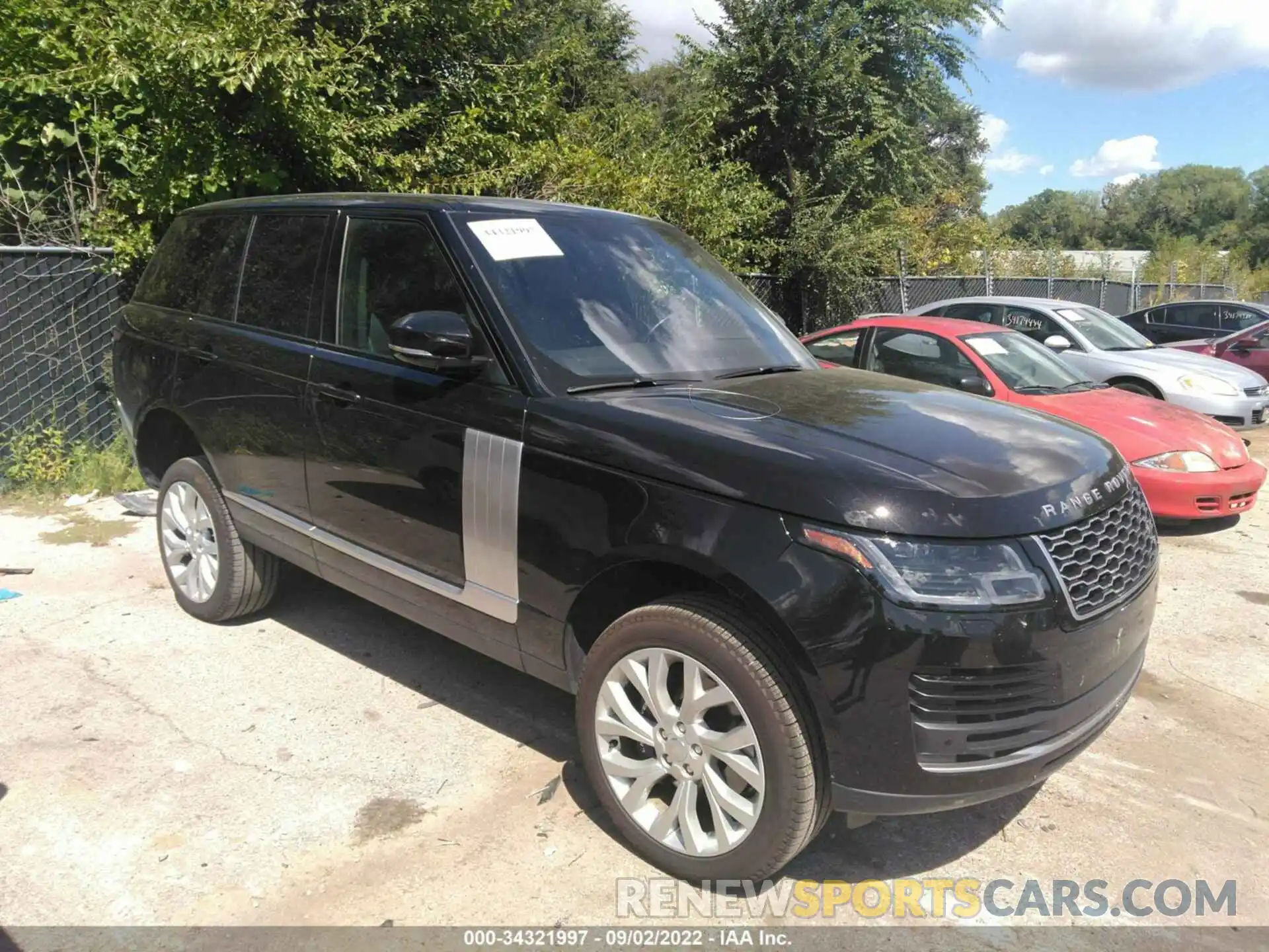 1 Photograph of a damaged car SALGS2RU0NA465012 LAND ROVER RANGE ROVER 2022