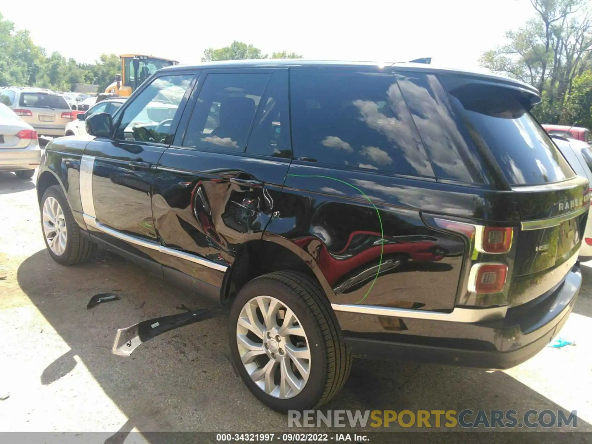 3 Photograph of a damaged car SALGS2RU0NA465012 LAND ROVER RANGE ROVER 2022