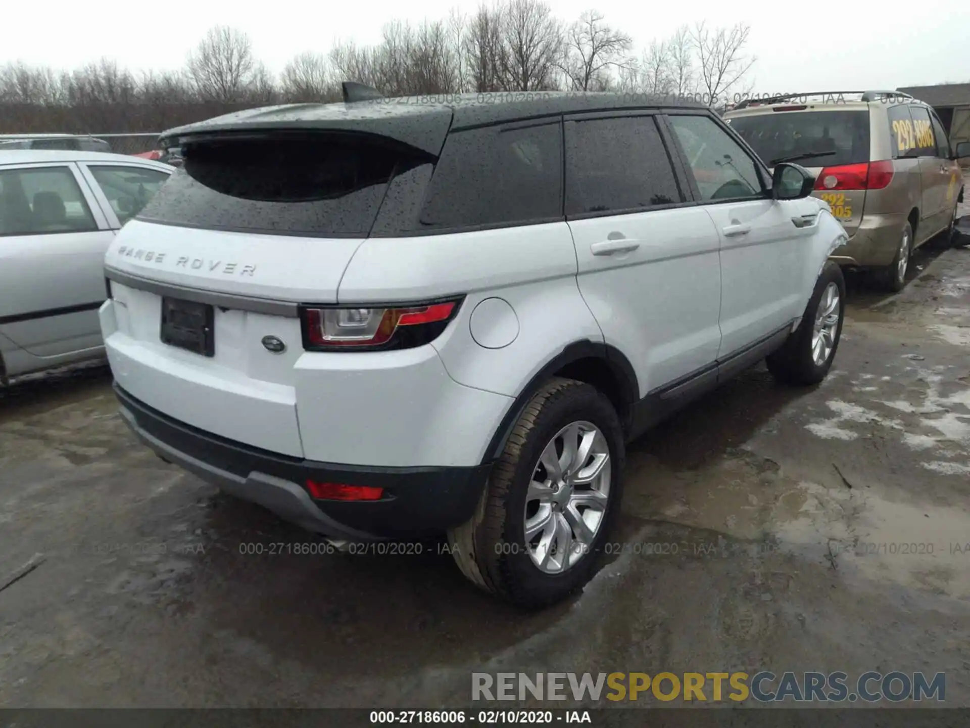 4 Фотография поврежденного автомобиля SALVP2RX1KH339828 LAND ROVER RANGE ROVER EVOQU 2019