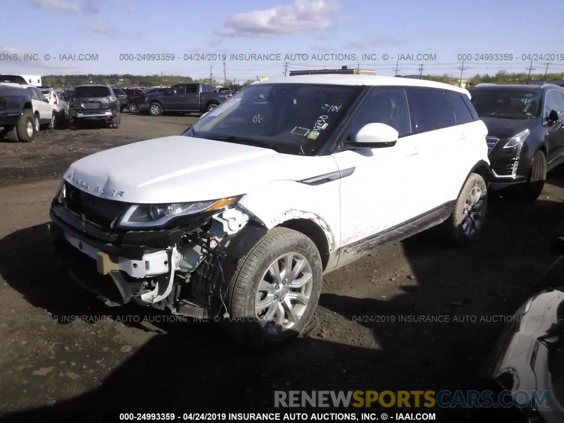 2 Photograph of a damaged car SALVP2RX1KH342230 LAND ROVER RANGE ROVER EVOQU 2019