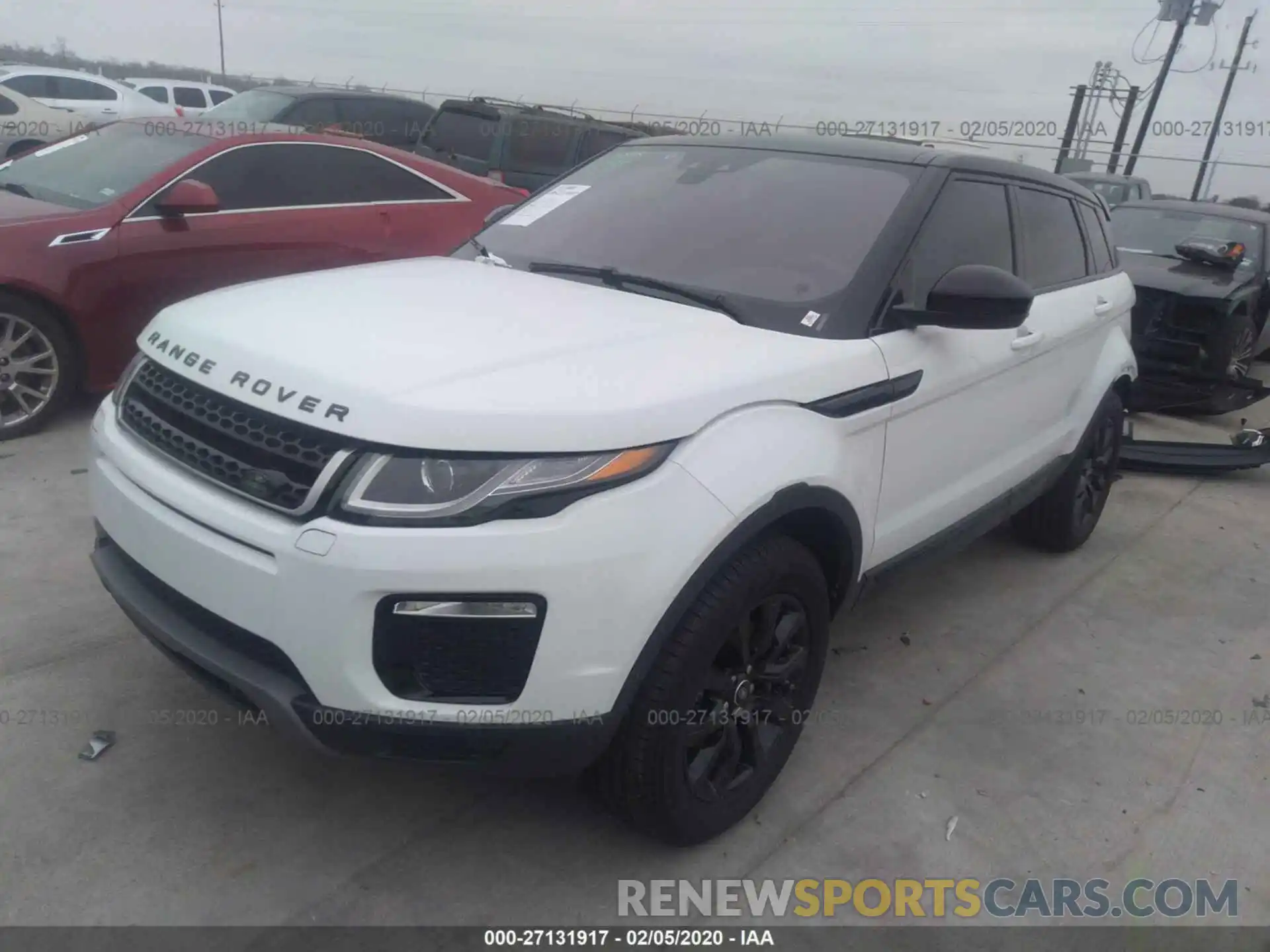 2 Фотография поврежденного автомобиля SALVP2RX2KH339448 LAND ROVER RANGE ROVER EVOQU 2019