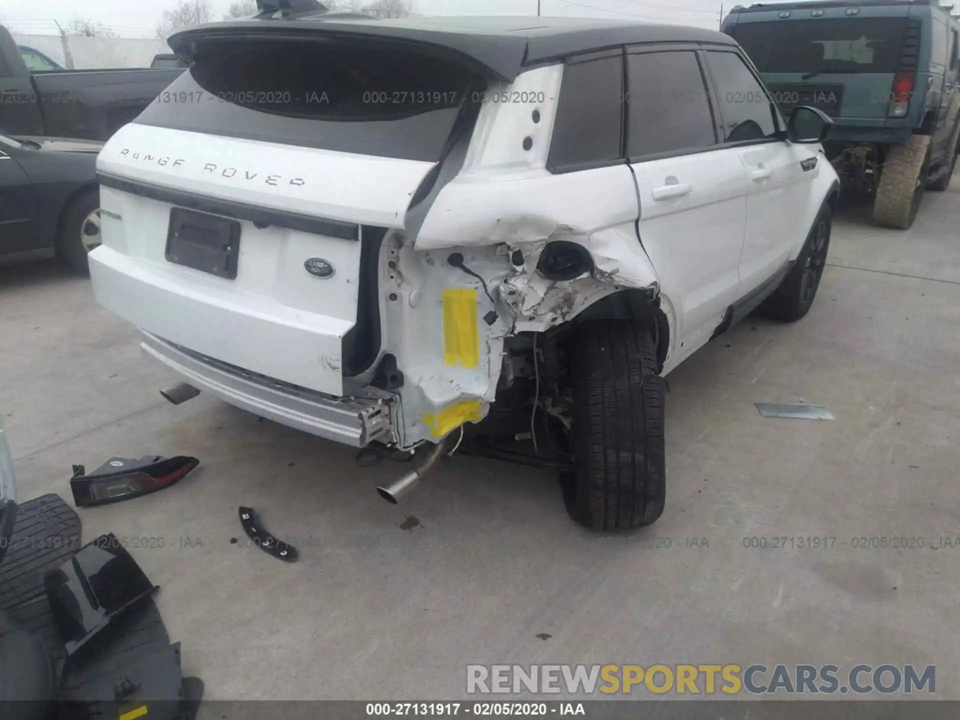 6 Photograph of a damaged car SALVP2RX2KH339448 LAND ROVER RANGE ROVER EVOQU 2019