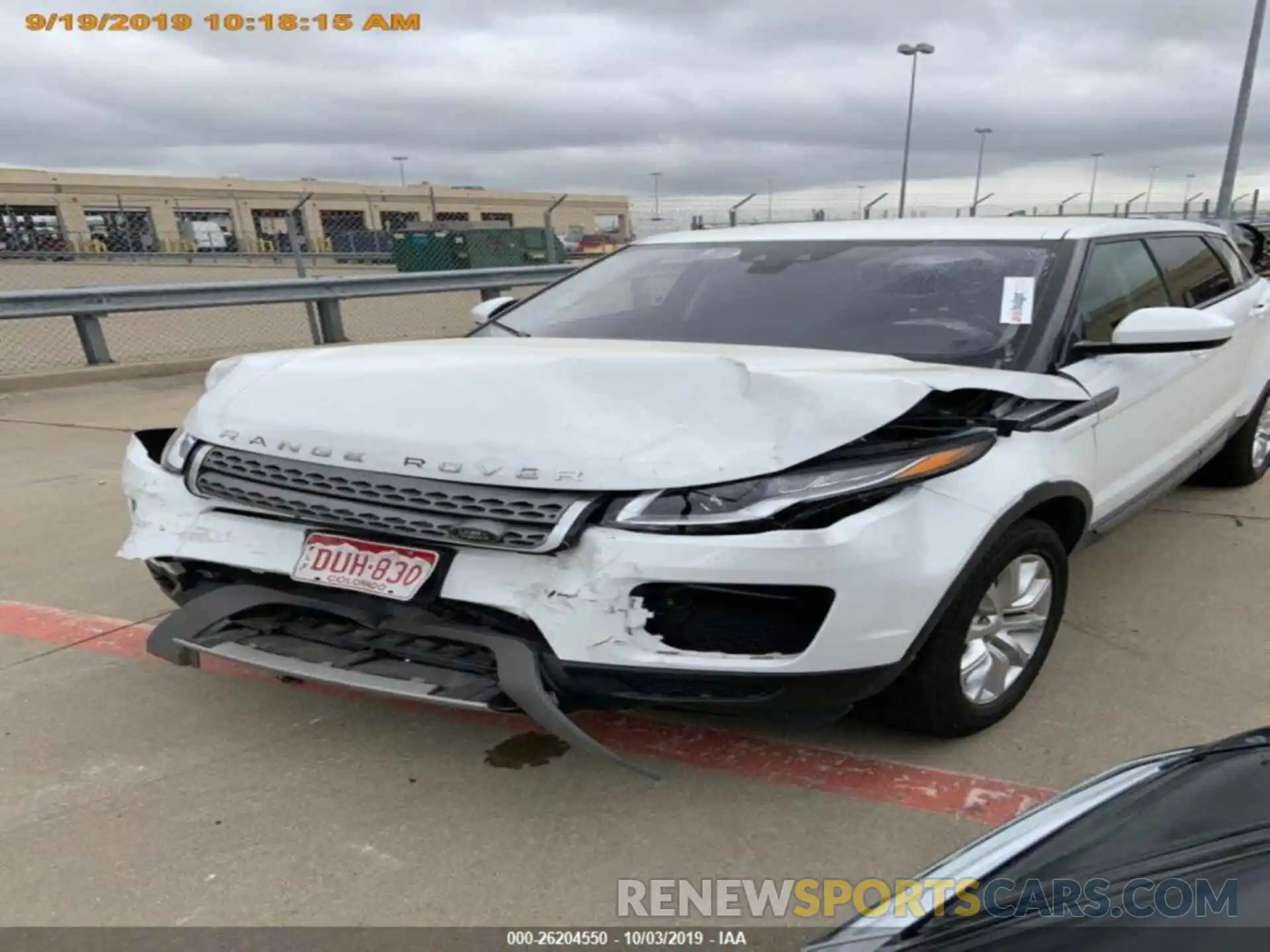 13 Photograph of a damaged car SALVP2RX2KH347422 LAND ROVER RANGE ROVER EVOQU 2019