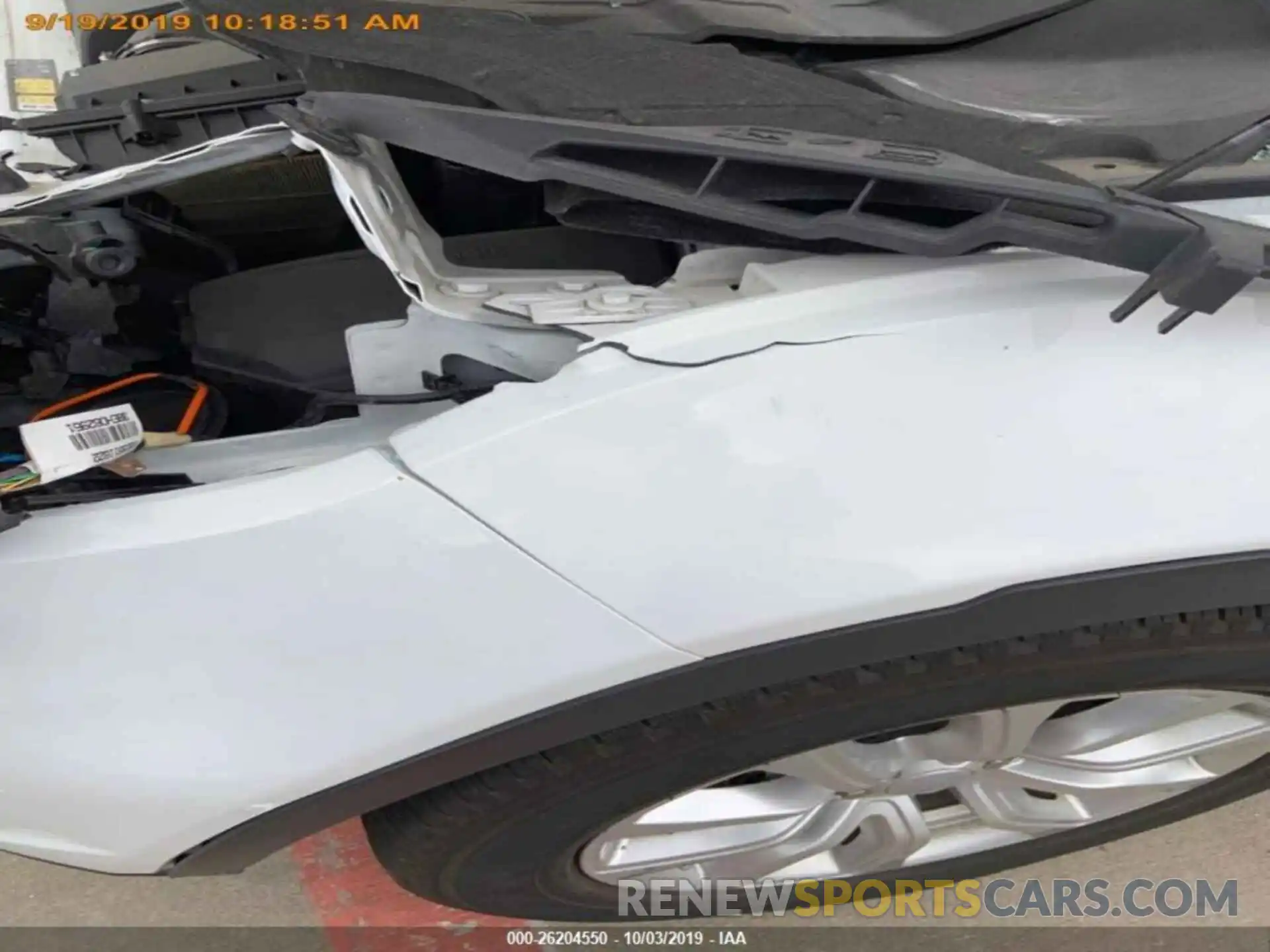 16 Photograph of a damaged car SALVP2RX2KH347422 LAND ROVER RANGE ROVER EVOQU 2019