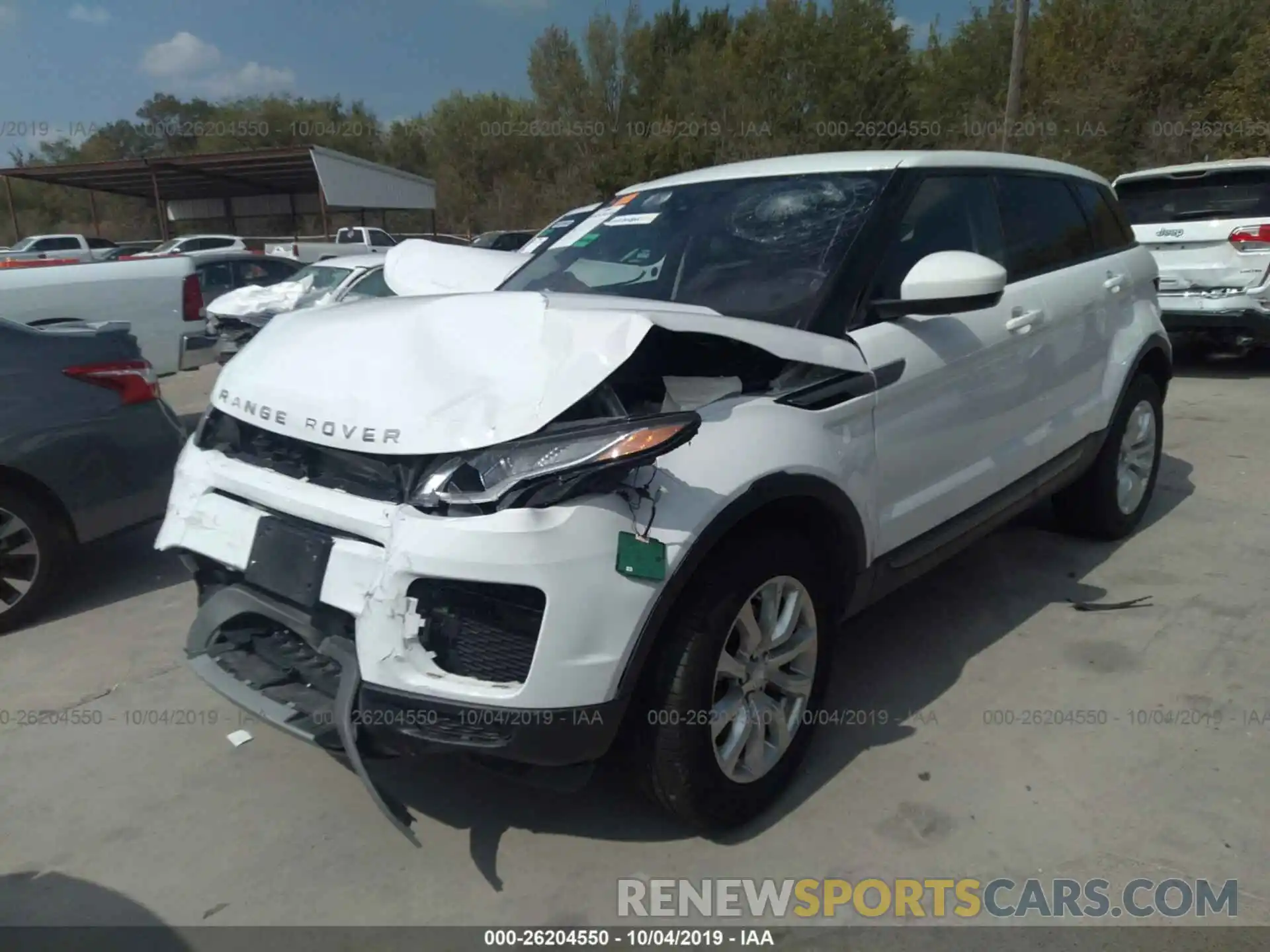 2 Photograph of a damaged car SALVP2RX2KH347422 LAND ROVER RANGE ROVER EVOQU 2019